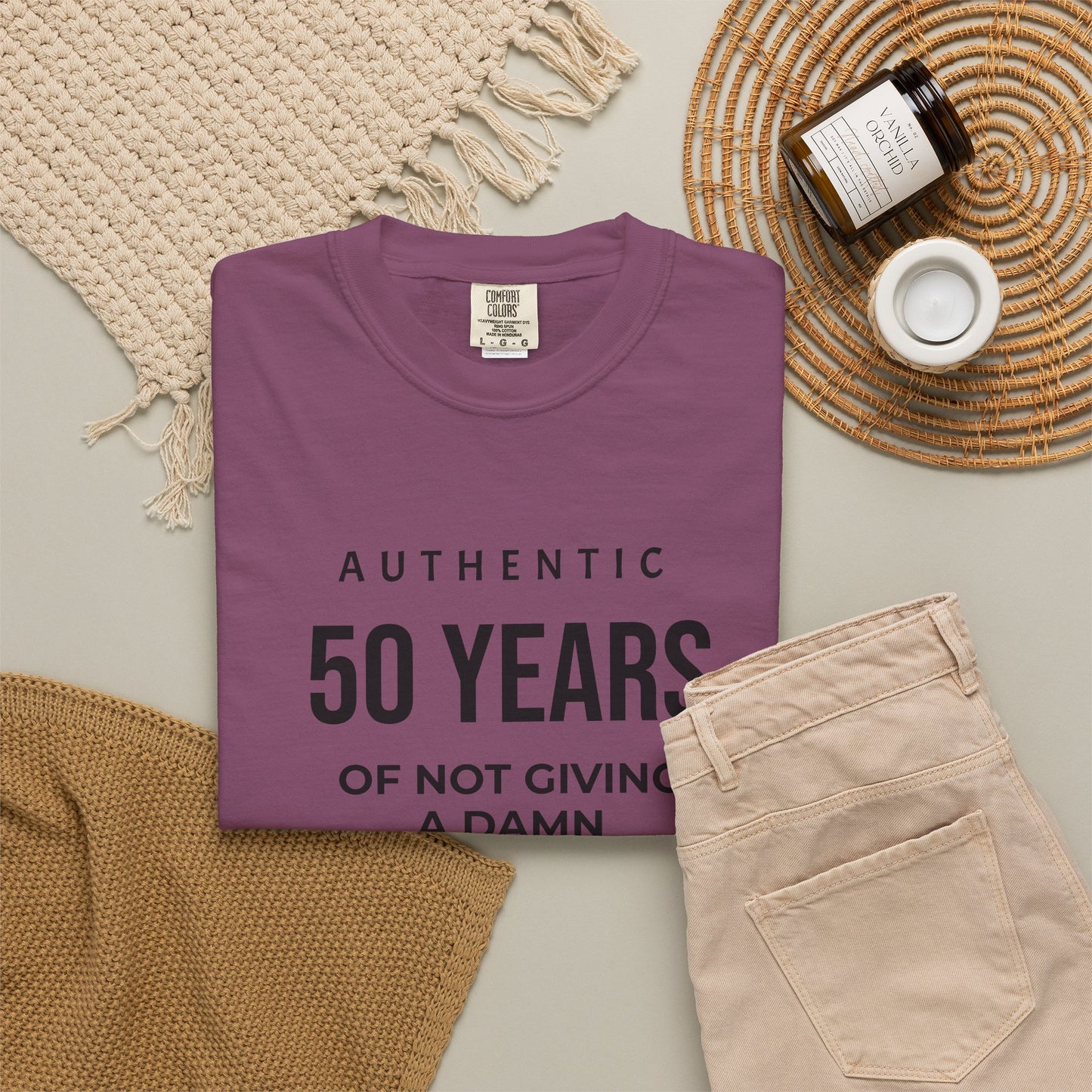 50 Years of Not Giving a Damn T-Shirt — Funny 50th Birthday Tee