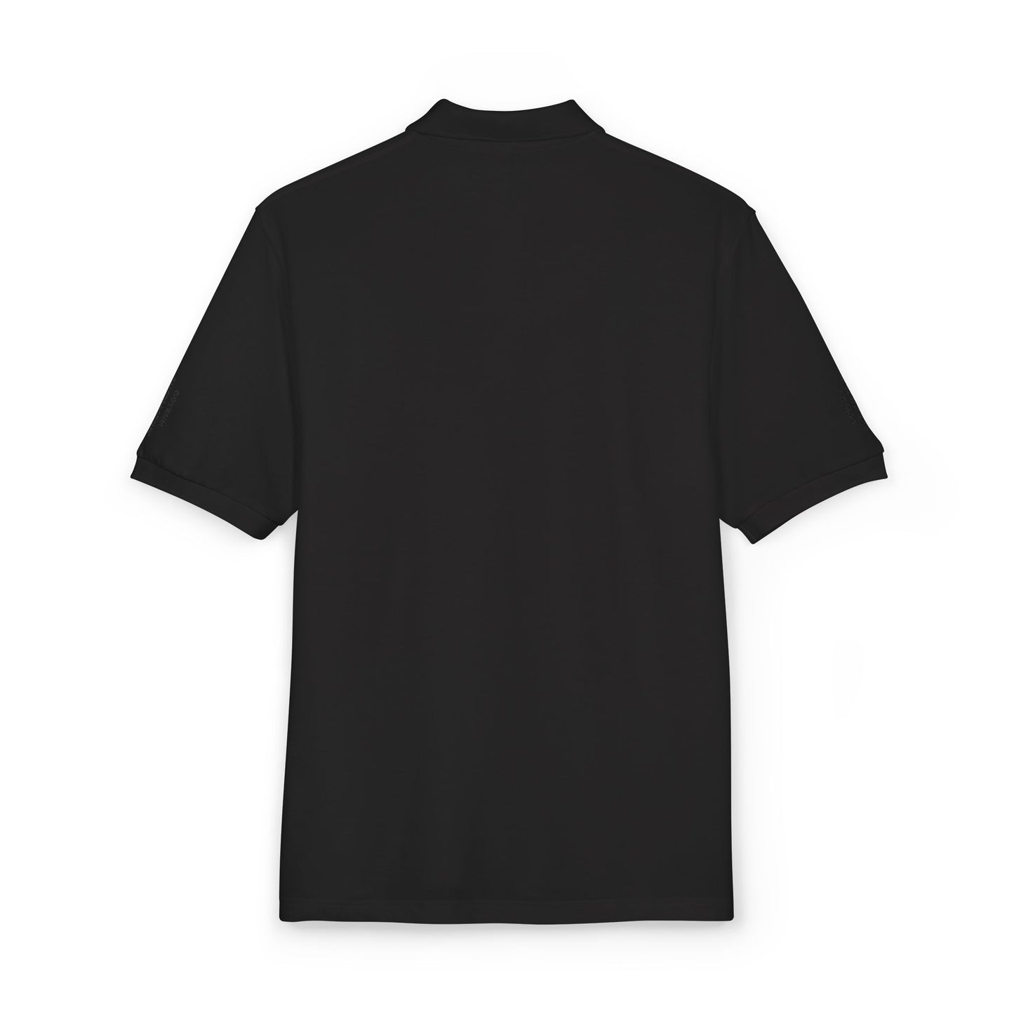 Embroidered Blue Ripple Logo Polo