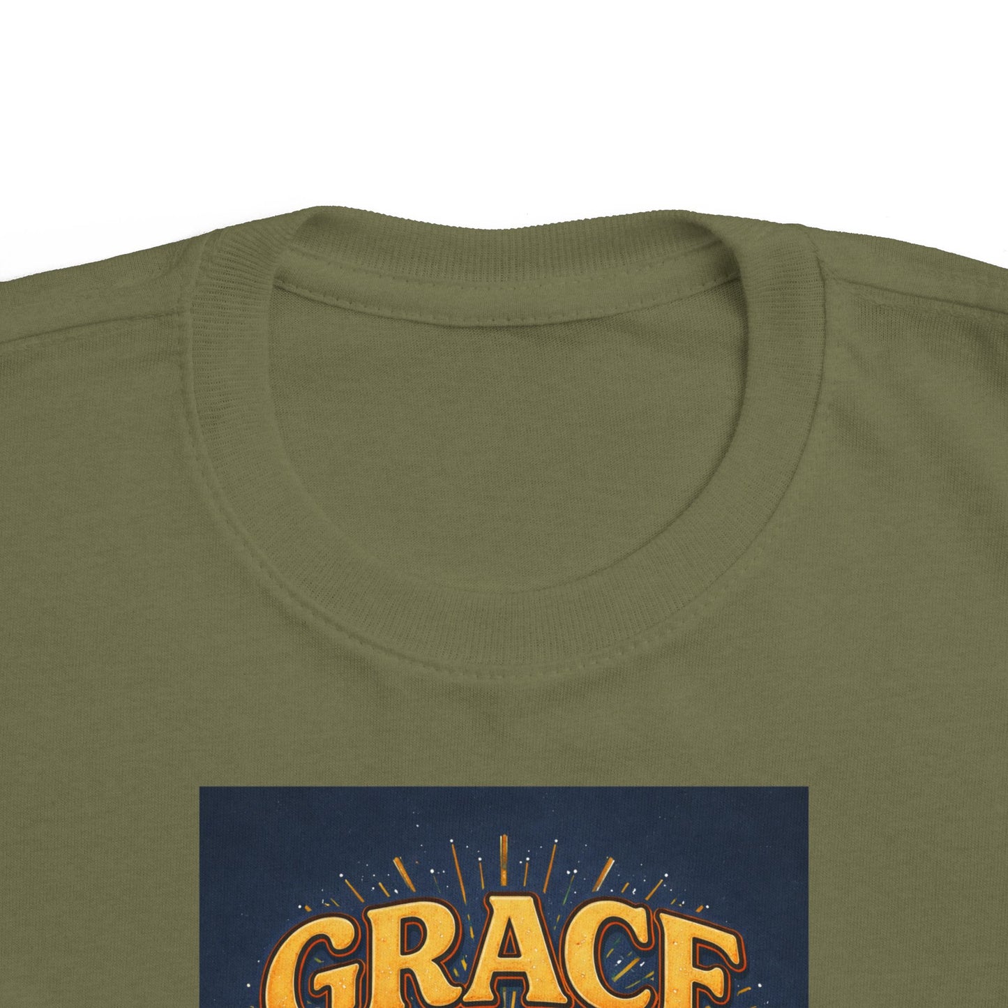 Grace Over Grind Retro Inspirational Toddler T-Shirt