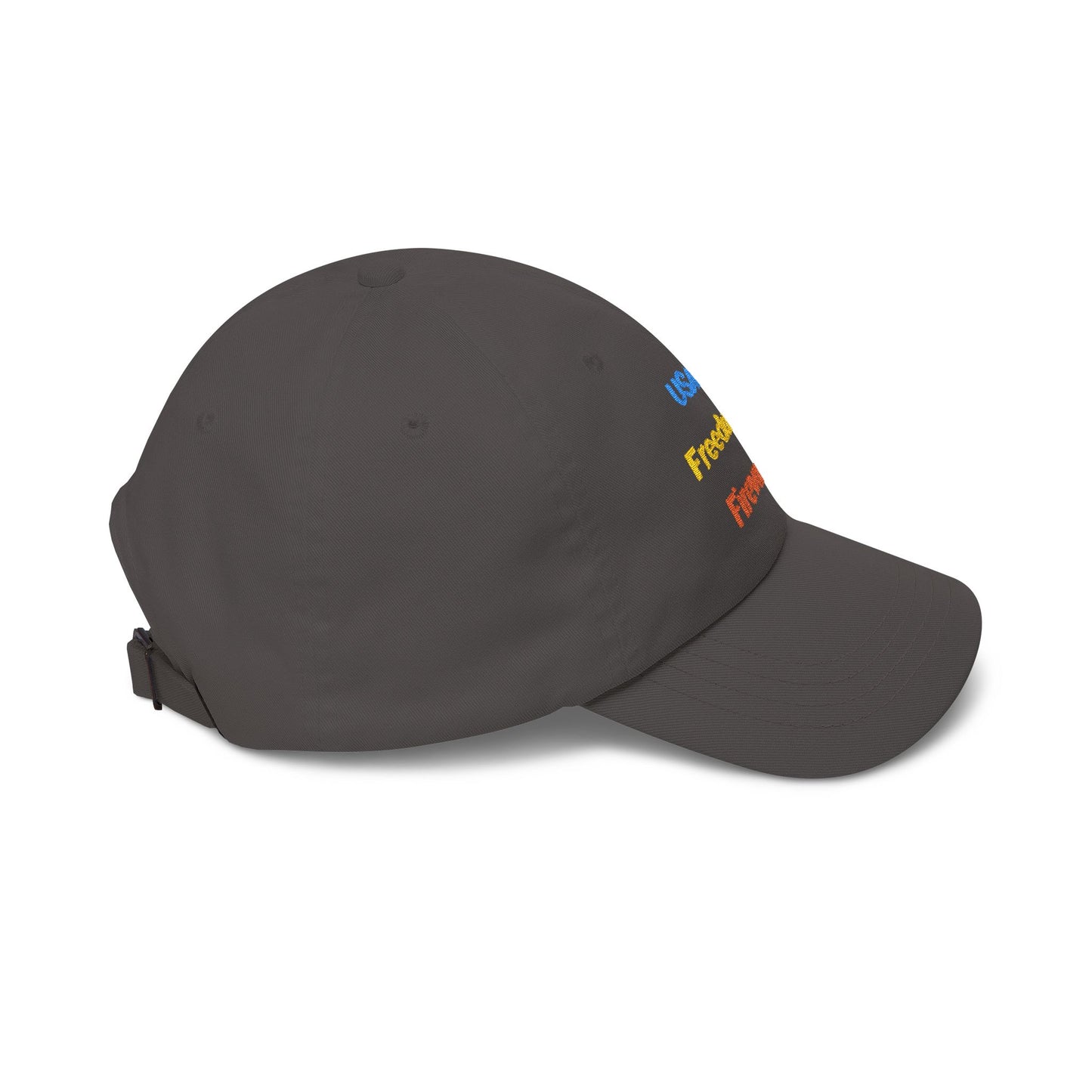 USA Freedom Fireworks Classic Dad Cap | Patriotic Embroidered Hat