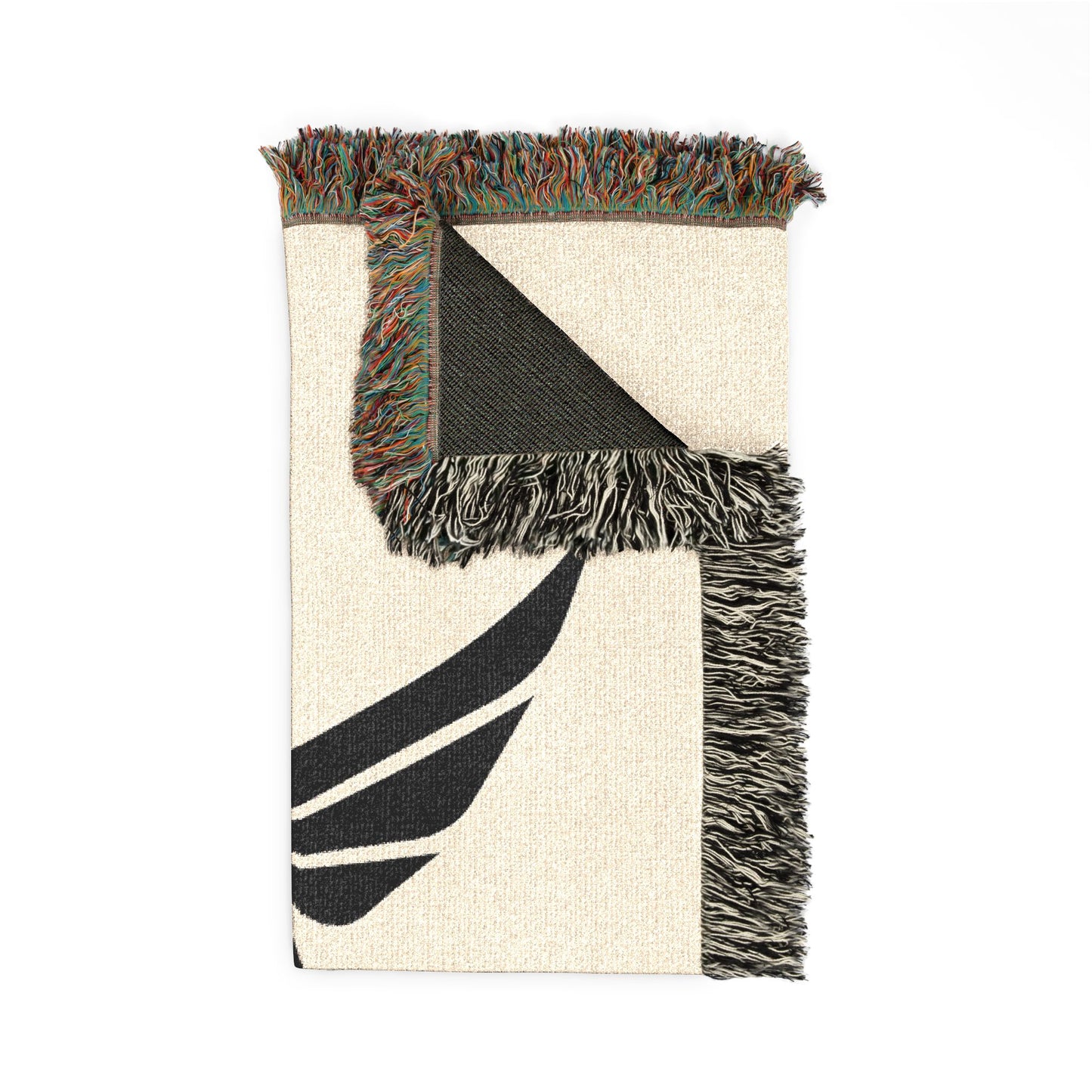 Tribal Eagle Woven Blanket | Southwestern Bird Throw