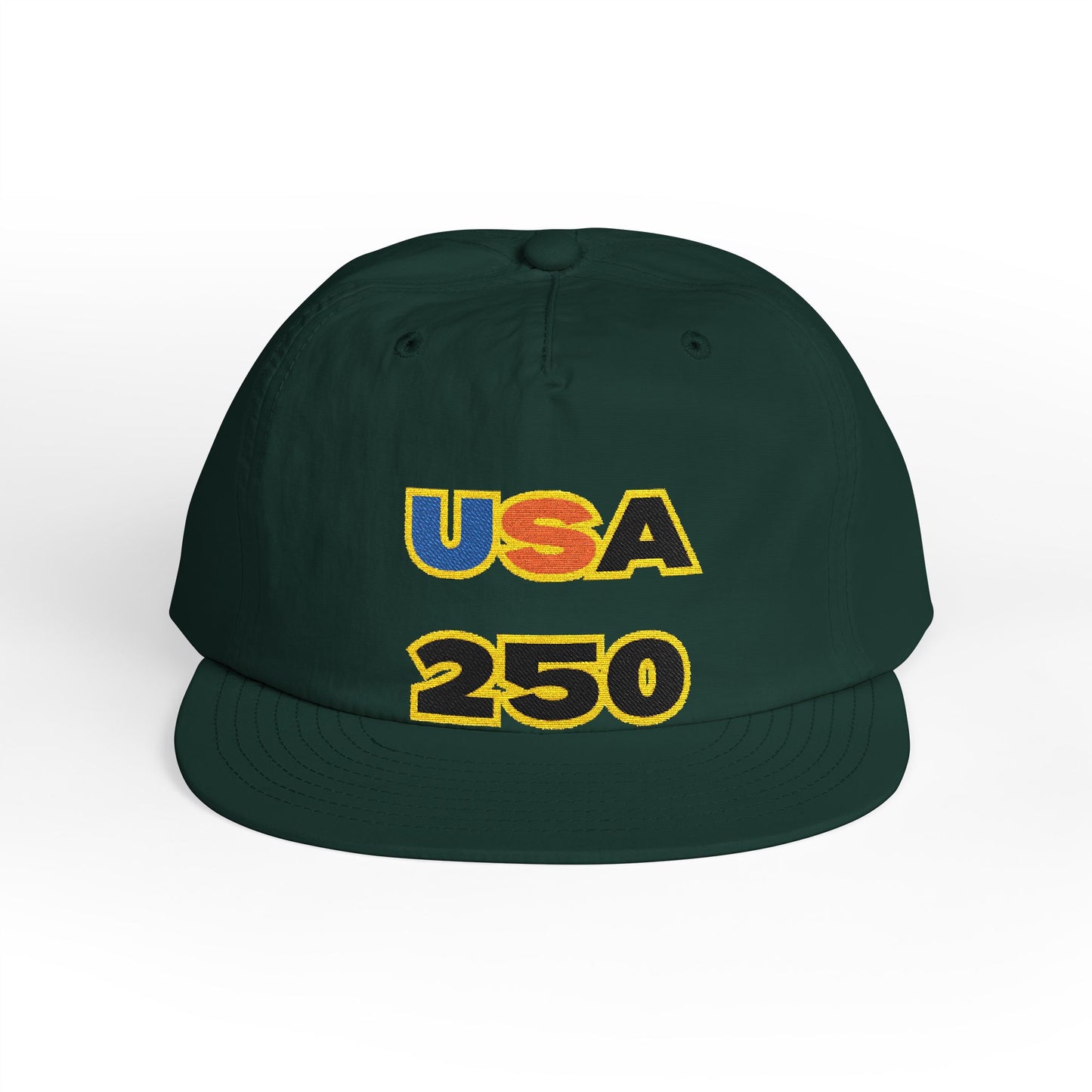 USA 250 Surf Cap | Embroidered Trucker Hat, White Snapback