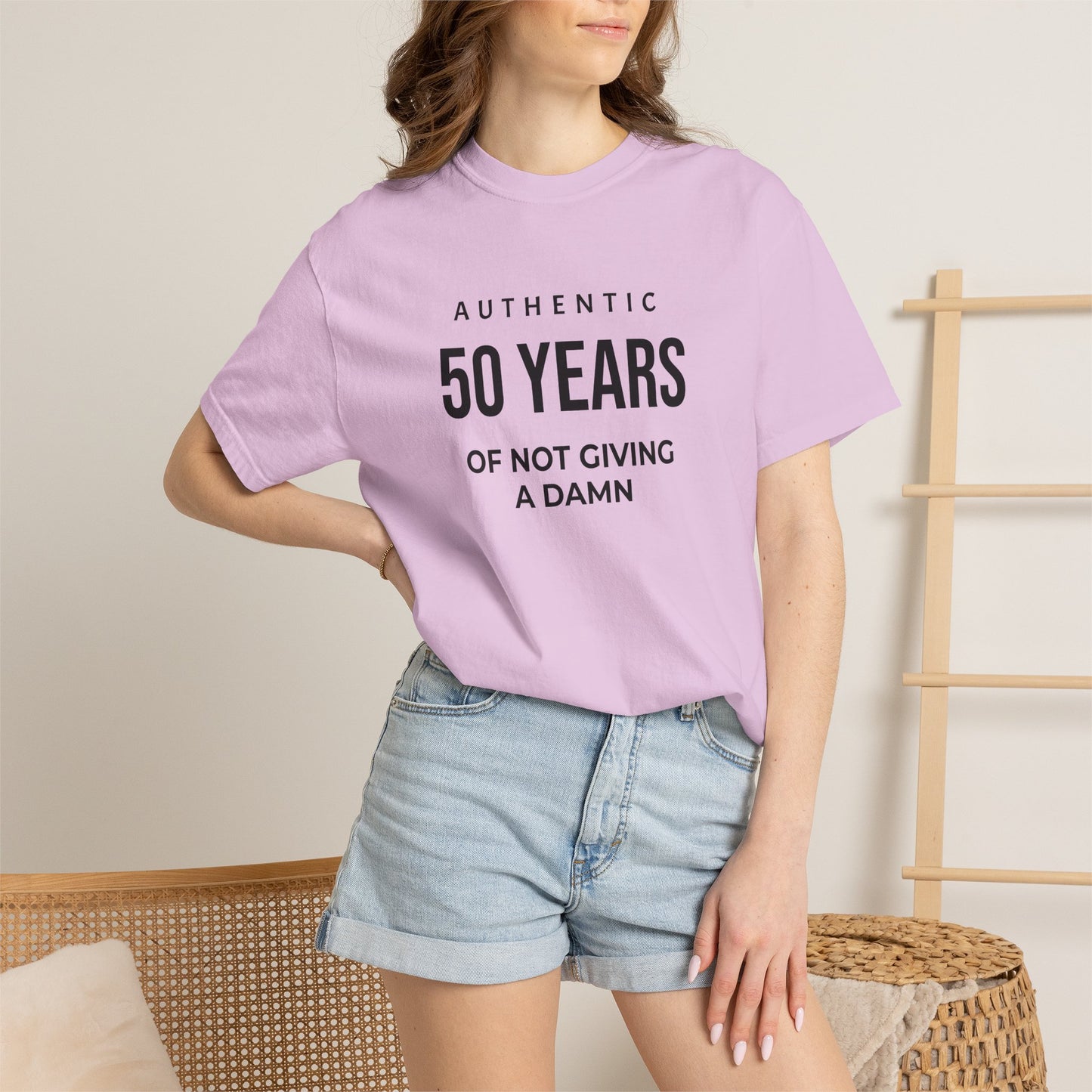 50 Years of Not Giving a Damn T-Shirt — Funny 50th Birthday Tee