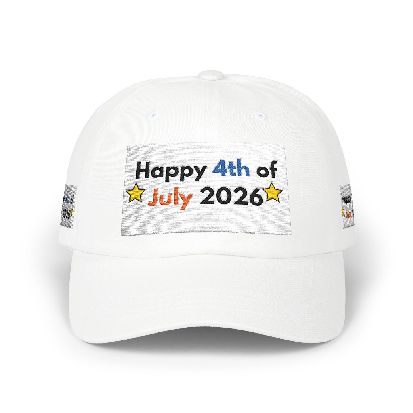 Happy 4th of July 2026 Dad Cap | Independence Day Stars Theme