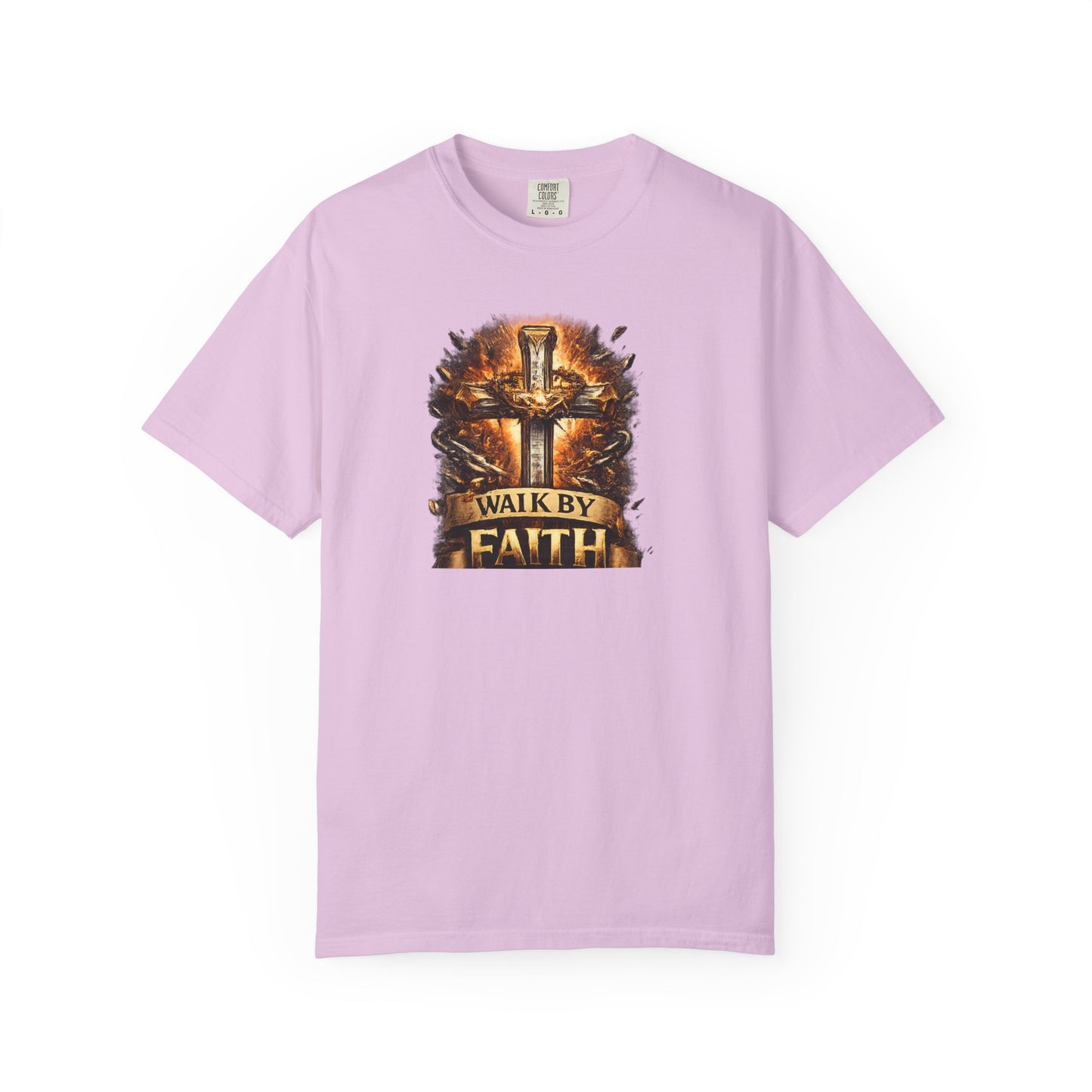 Walk By Faith T-Shirt — Christian Armor Graphic Tee