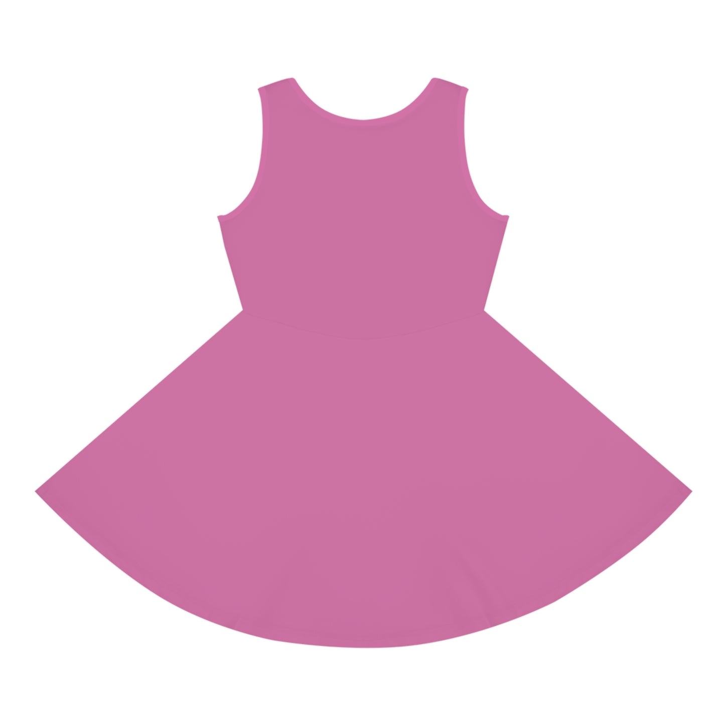 Girls' Carousel Sundress — Cute Carousel Ride Graphic Tank Dress for Kids