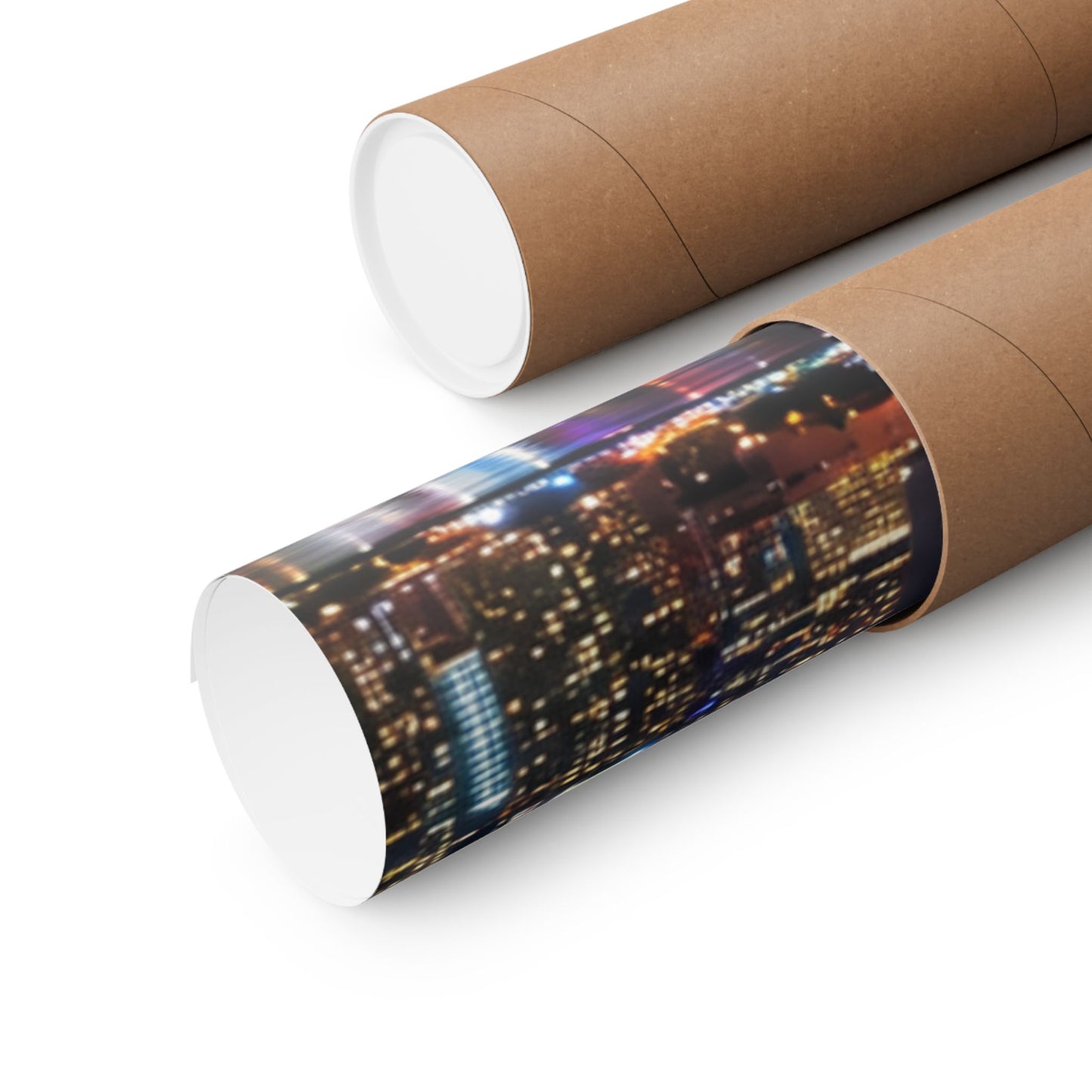 CN Tower Fireworks Matte Vertical Poster — Toronto Skyline Night Celebration Wall Art