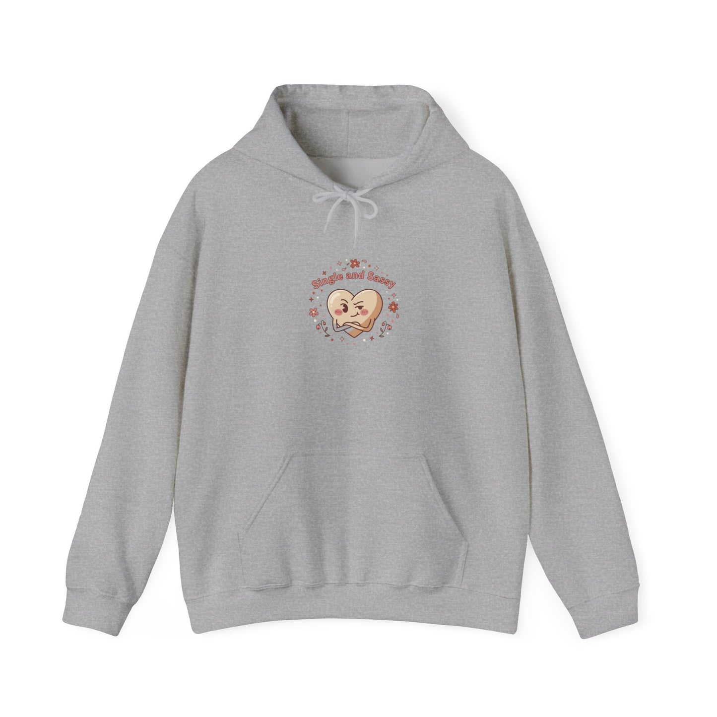 Single and Sassy Hoodie | Anti Valentine sweatshirt, sarcastic valentines pullover