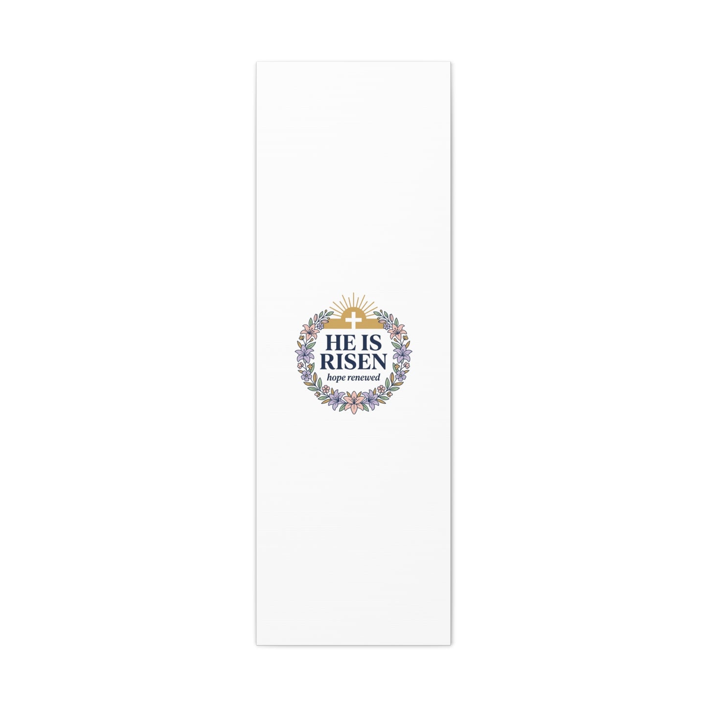 He Is Risen Canvas | Christian Easter Wall Art, Resurrection Scripture