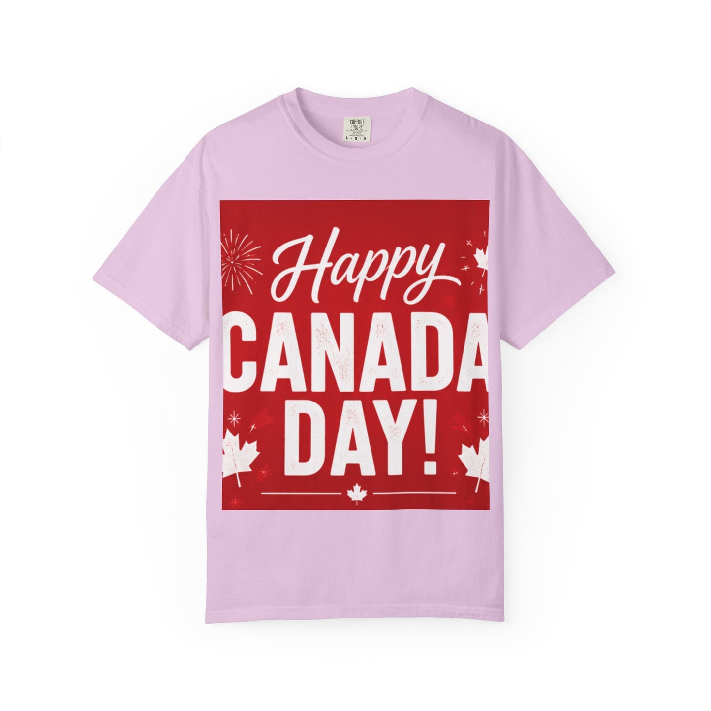 Happy Canada Day T-Shirt — Red Maple Leaf Canada Day Tee