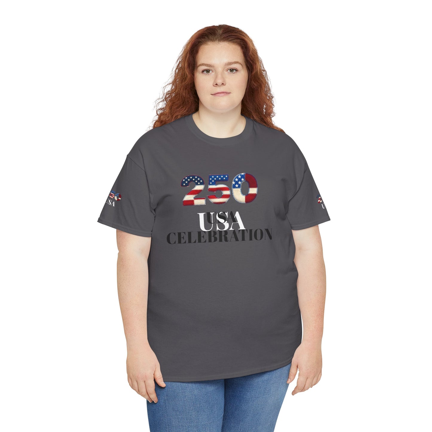 250 USA Celebration T‑Shirt — Patriotic 4th of July Tee