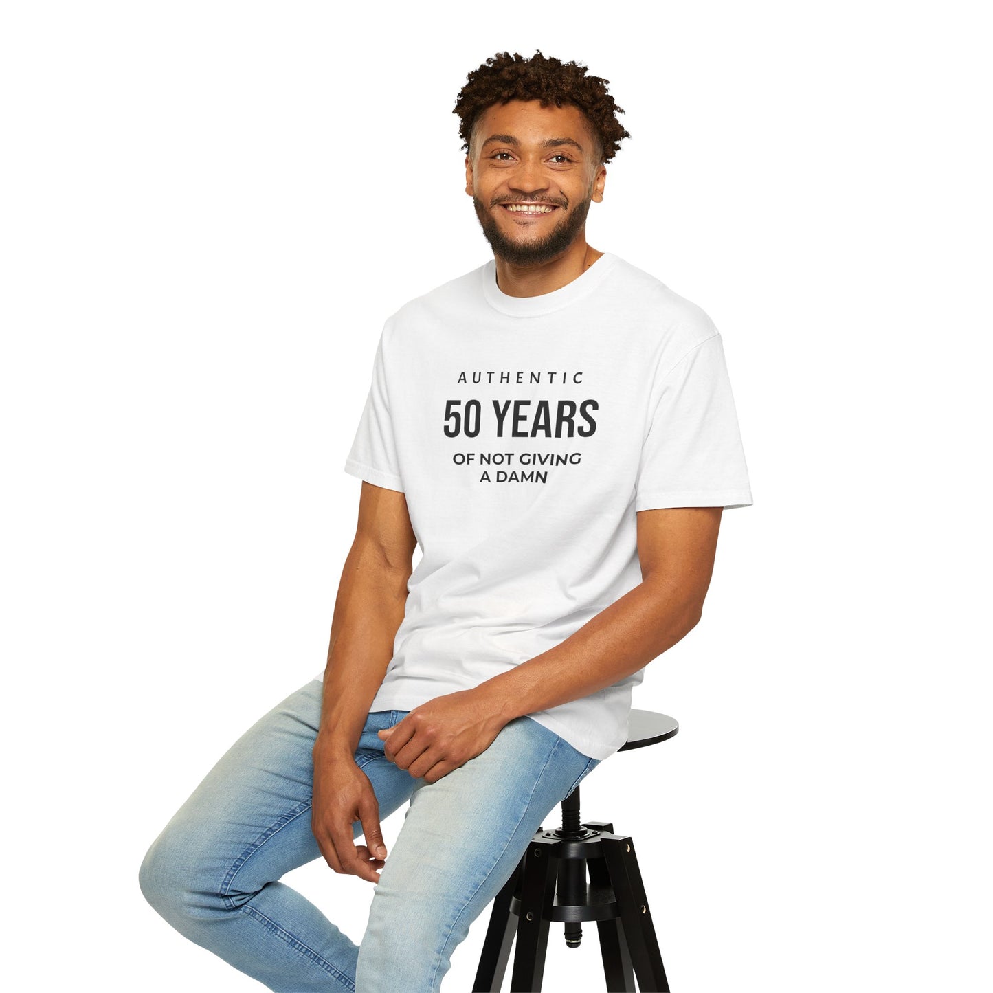 50 Years of Not Giving a Damn T-Shirt — Funny 50th Birthday Tee