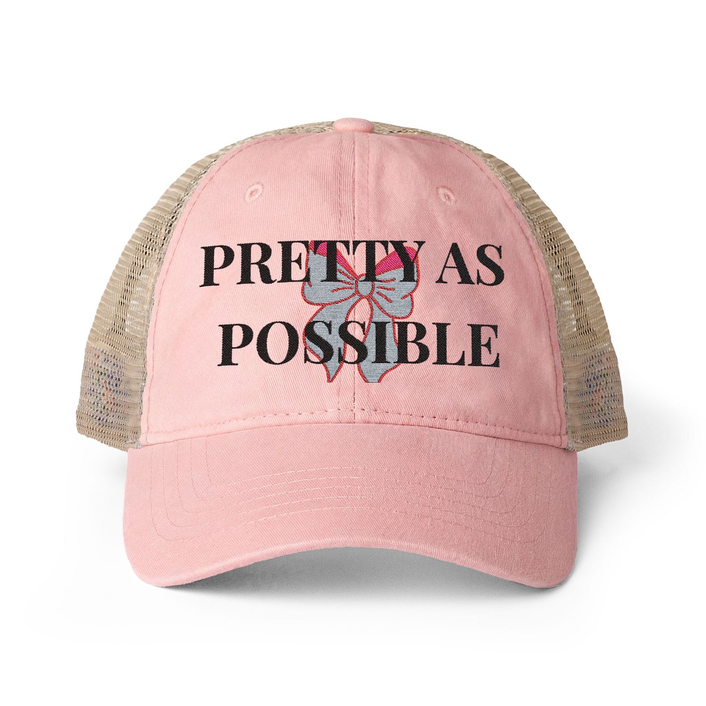 Women's Washed Mesh-Back Cap