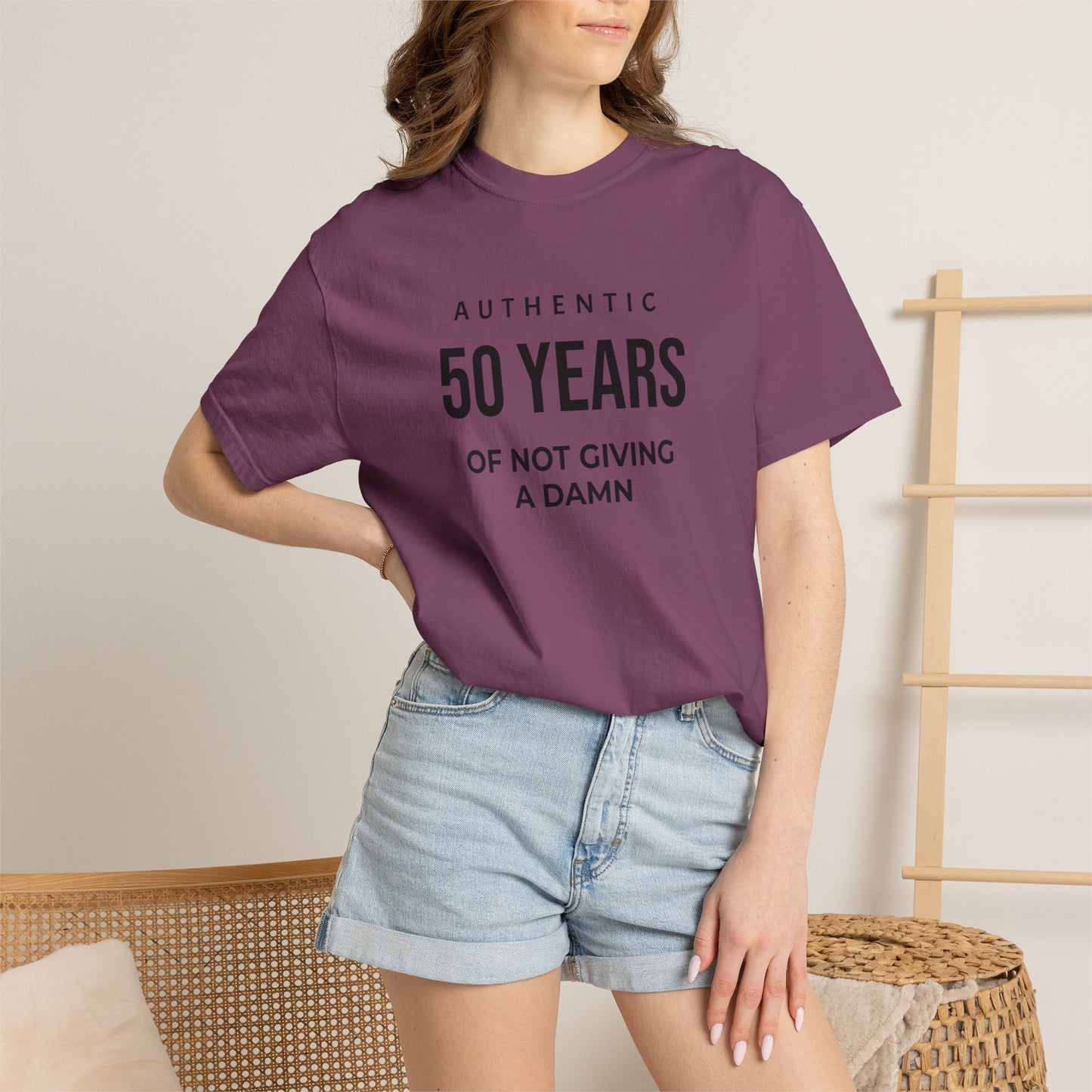 50 Years of Not Giving a Damn T-Shirt — Funny 50th Birthday Tee