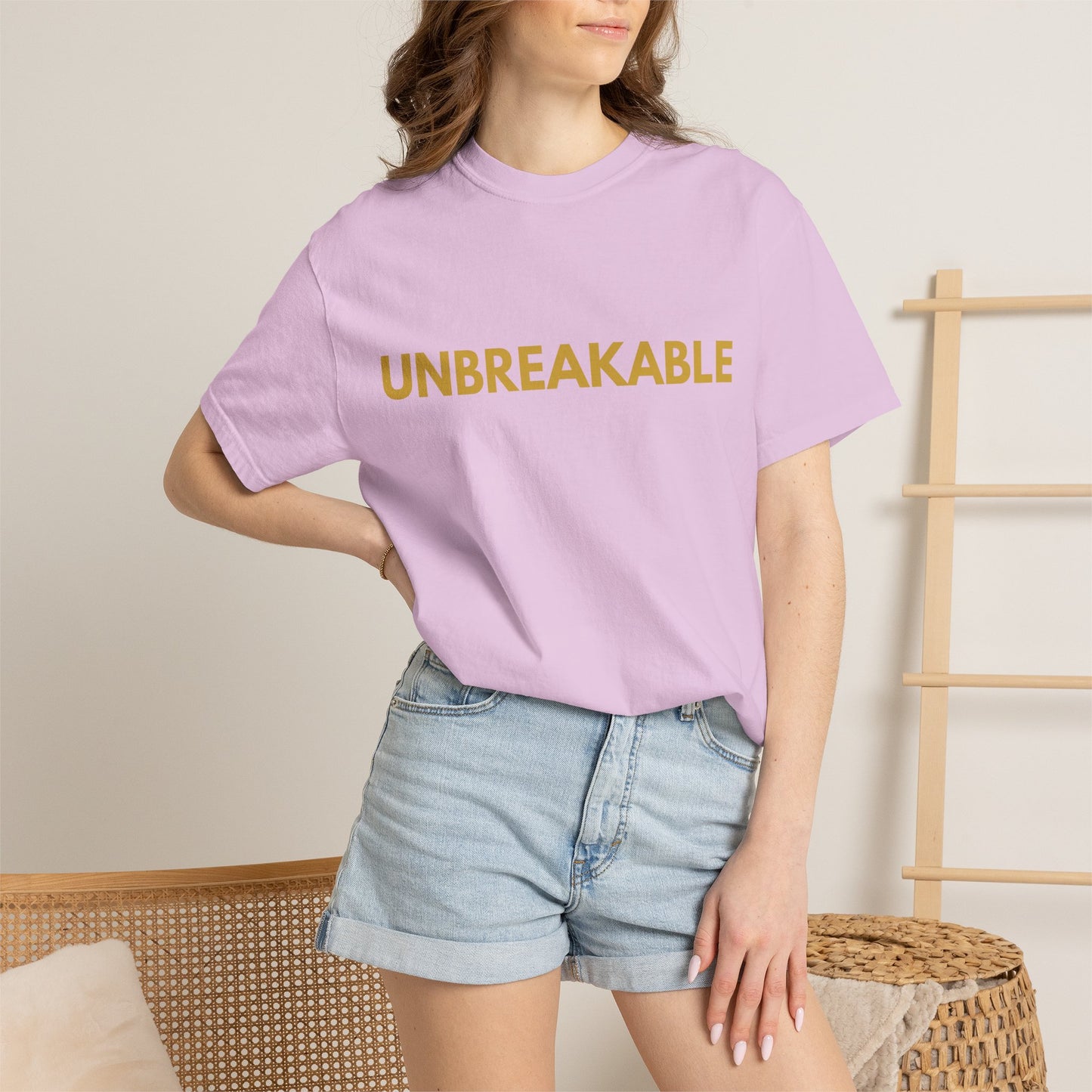 Resilience Tee — Minimalist Garment-Dyed T-Shirt for Calm Confidence