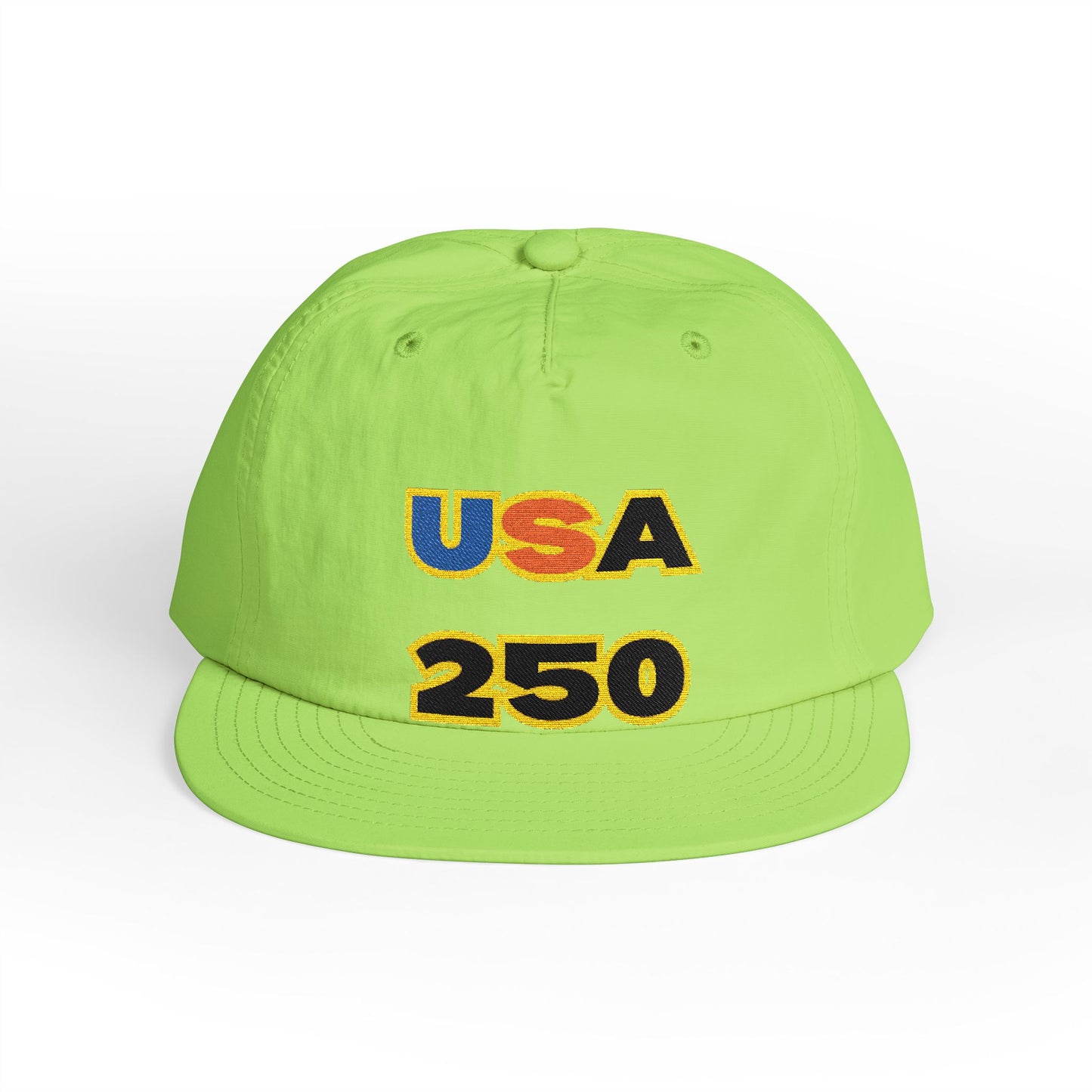USA 250 Surf Cap | Embroidered Trucker Hat, White Snapback