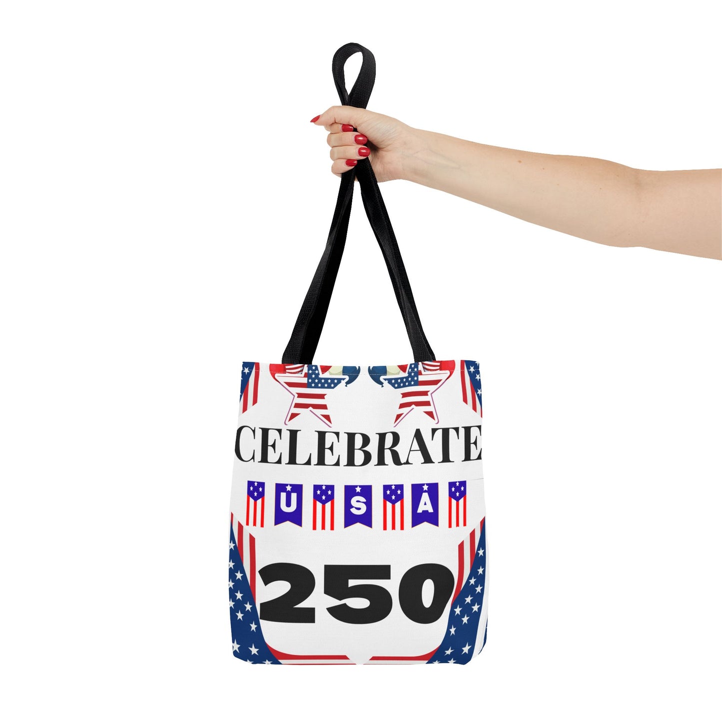 Celebrate USA 250 Tote Bag | 4th of July bag for firework