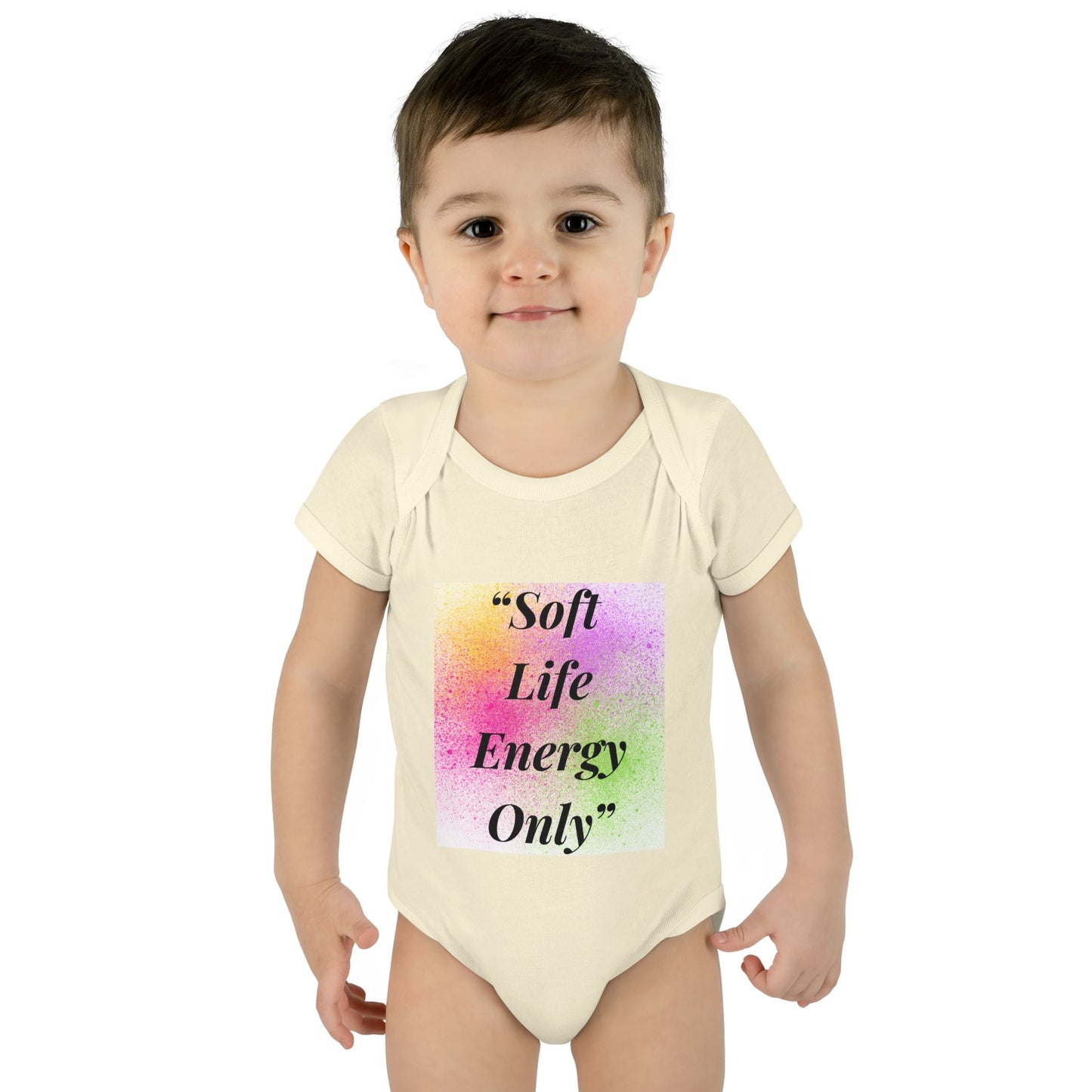 Cute Soft Life Energy Only Baby Bodysuit
