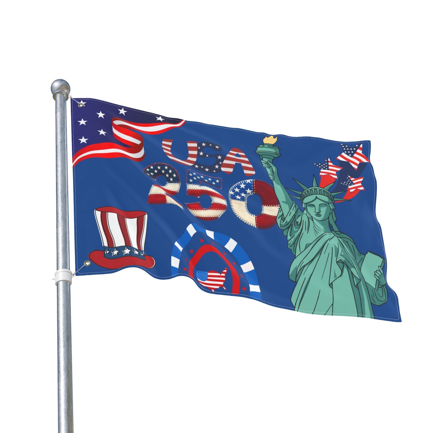USA 250 Statue of Liberty Flag