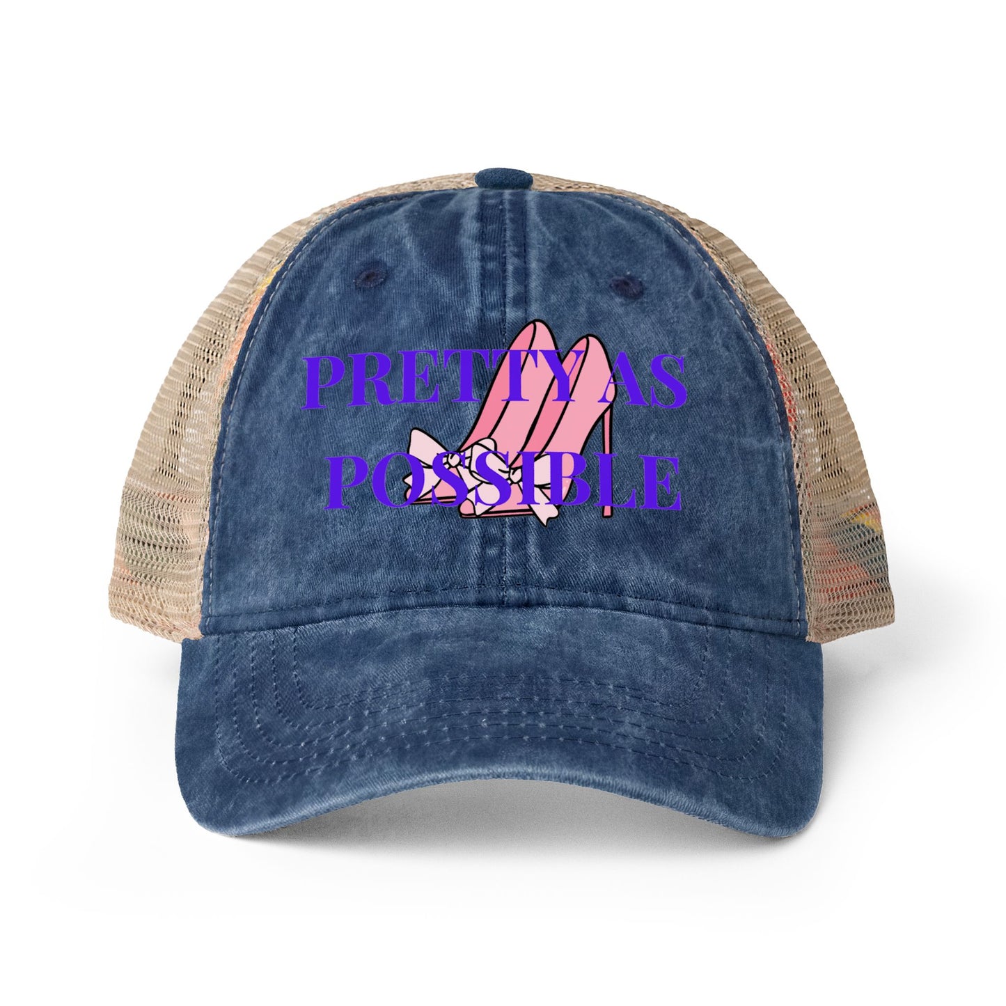 Women's Washed Mesh-Back Cap