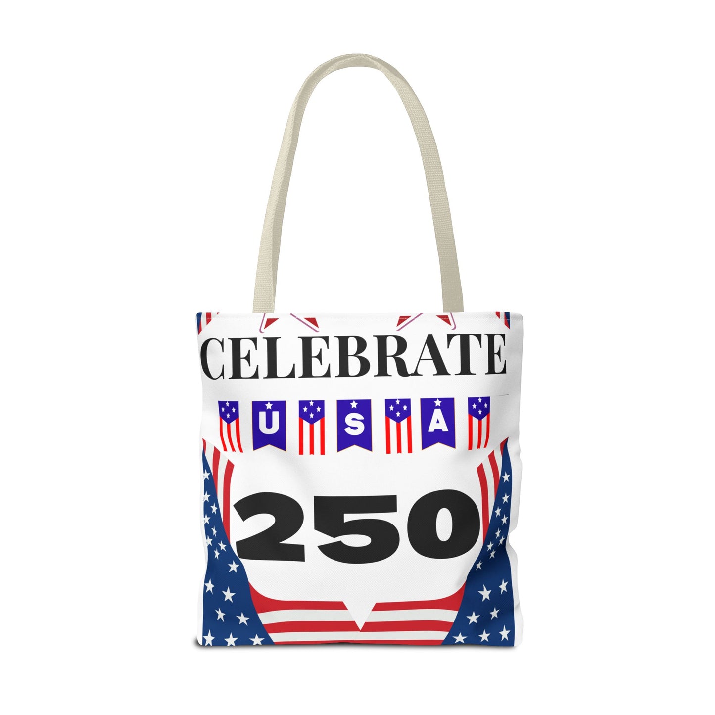 Celebrate USA 250 Tote Bag | 4th of July bag for firework