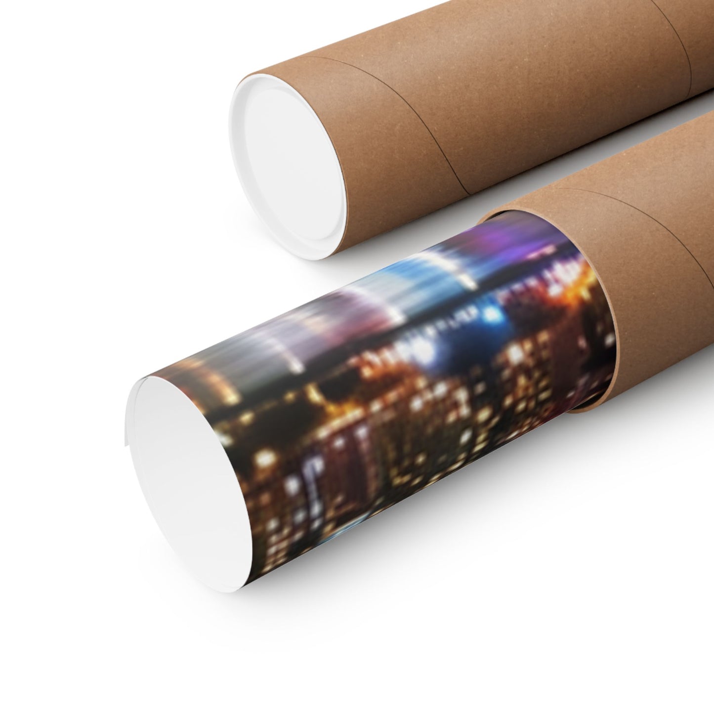 CN Tower Fireworks Matte Vertical Poster — Toronto Skyline Night Celebration Wall Art