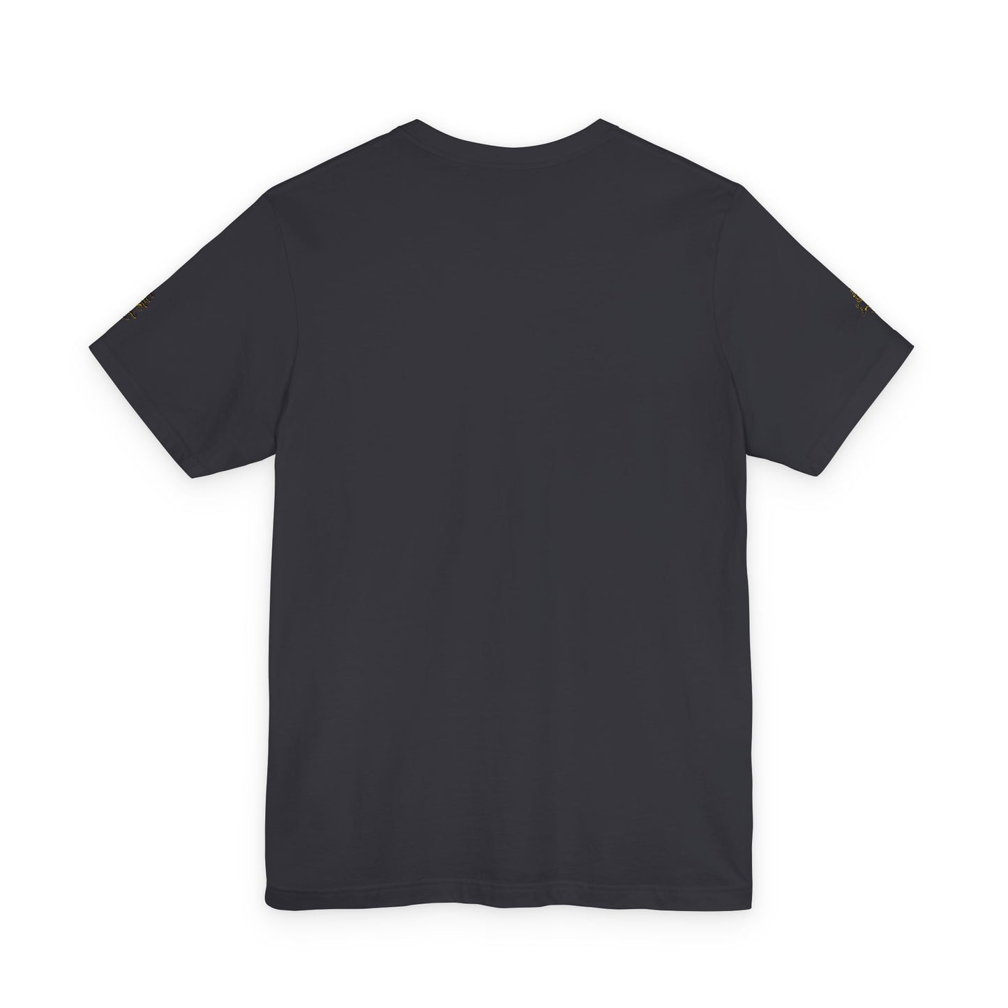 White Bee Graphic Tee — Small Chest & Sleeve Floral Bee Design