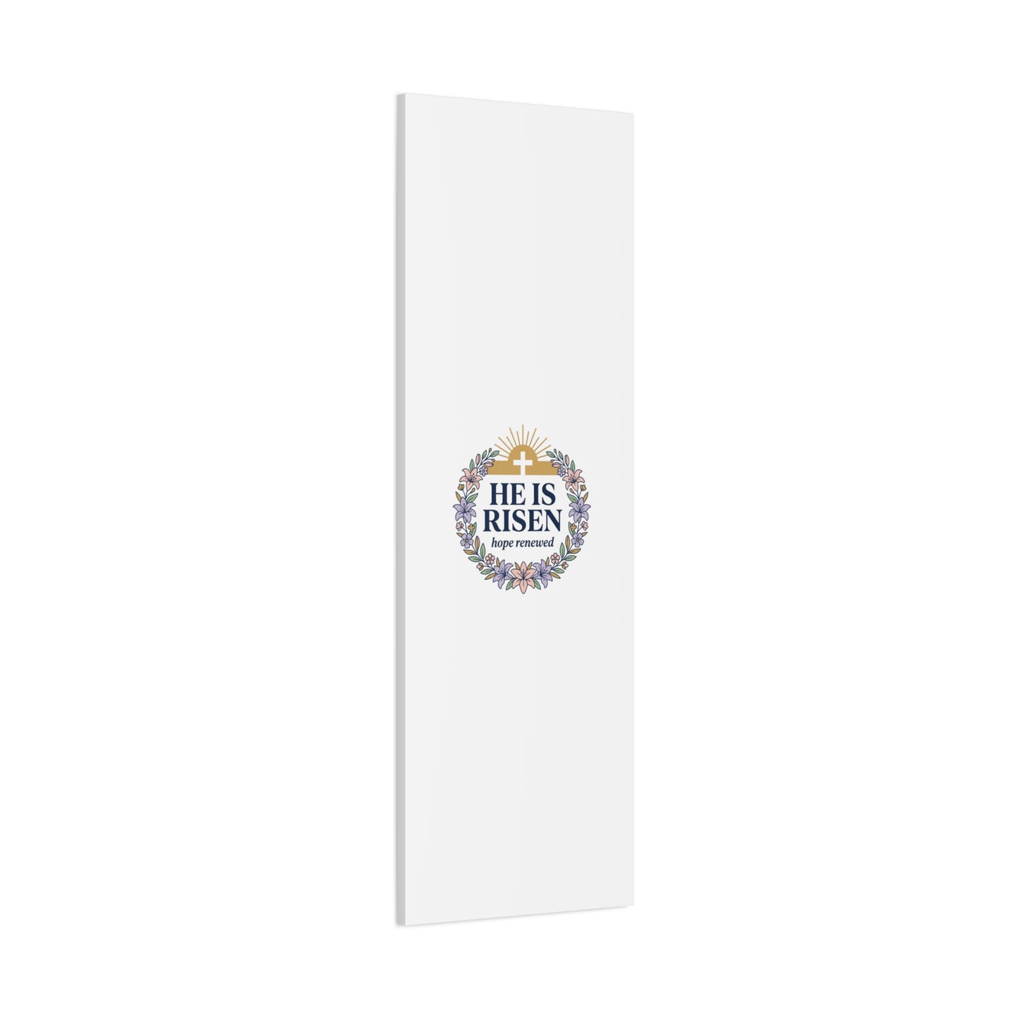 He Is Risen Canvas | Christian Easter Wall Art, Resurrection Scripture