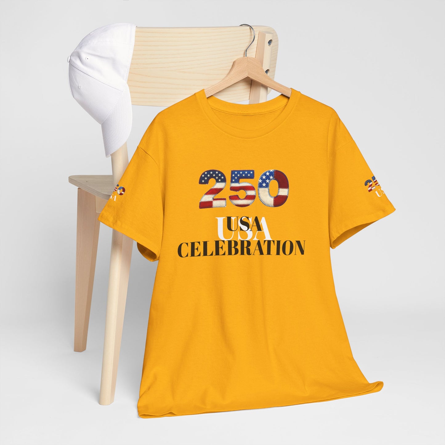 250 USA Celebration T‑Shirt — Patriotic 4th of July Tee