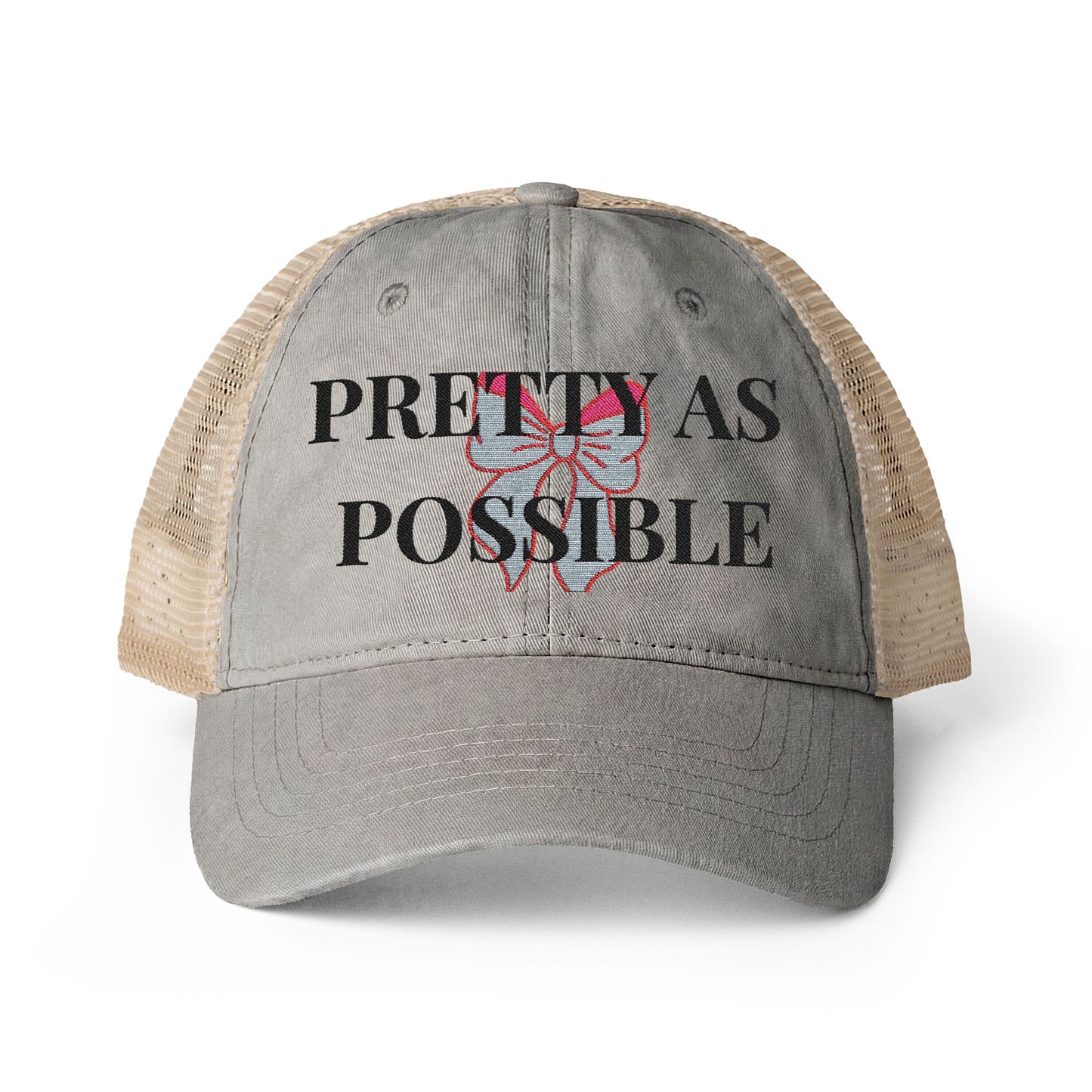 Women's Washed Mesh-Back Cap
