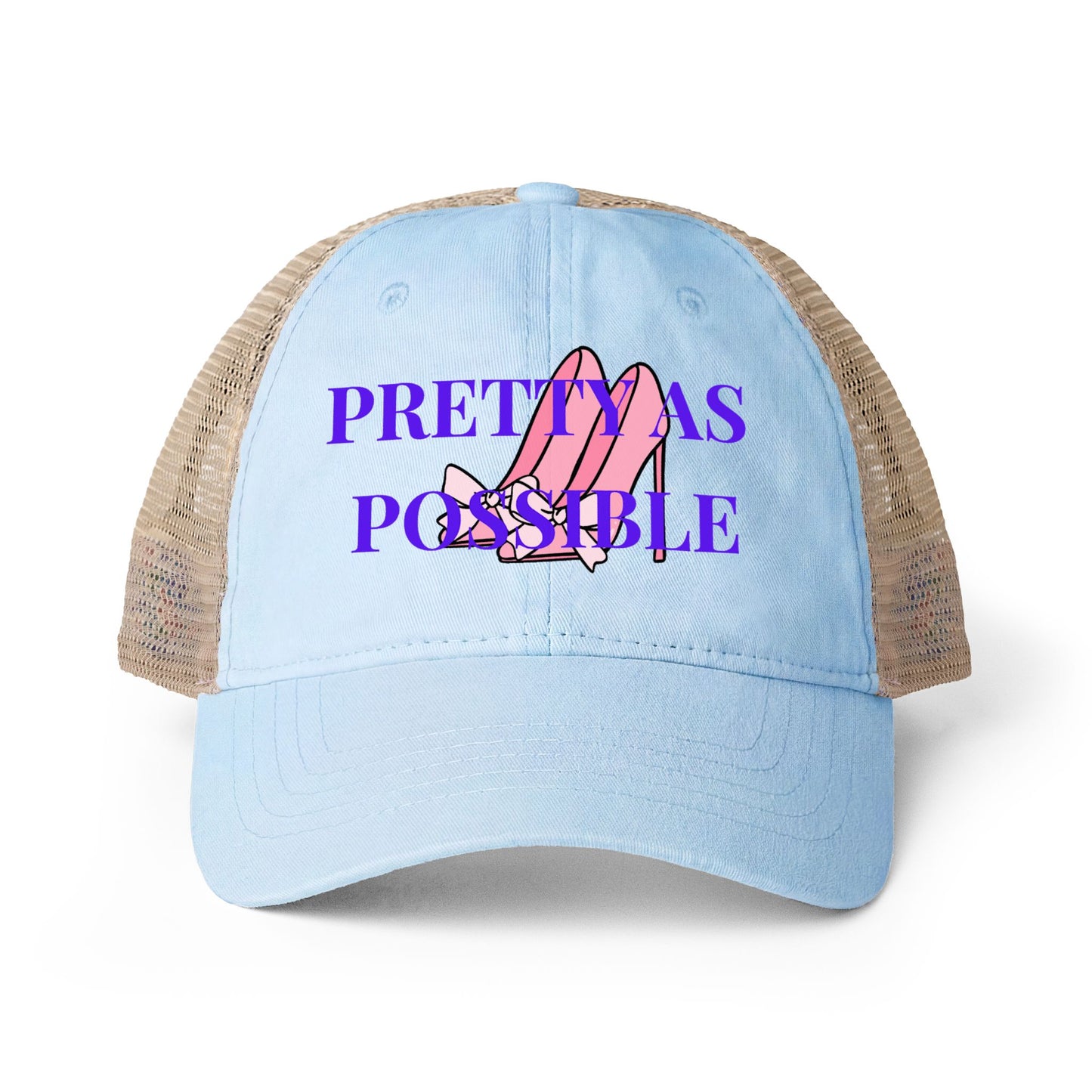 Women's Washed Mesh-Back Cap