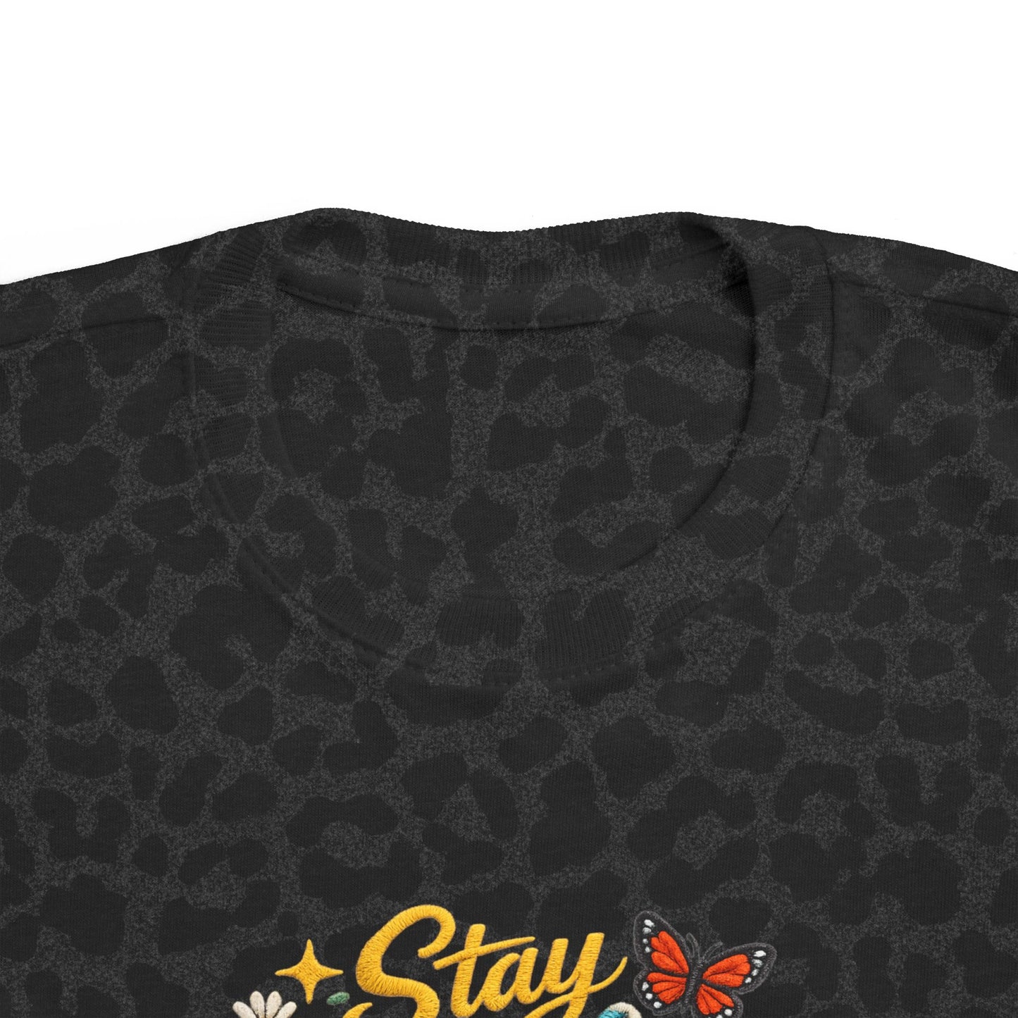 Dream Big Babe Toddler Tee | Retro Floral Butterfly Graphic