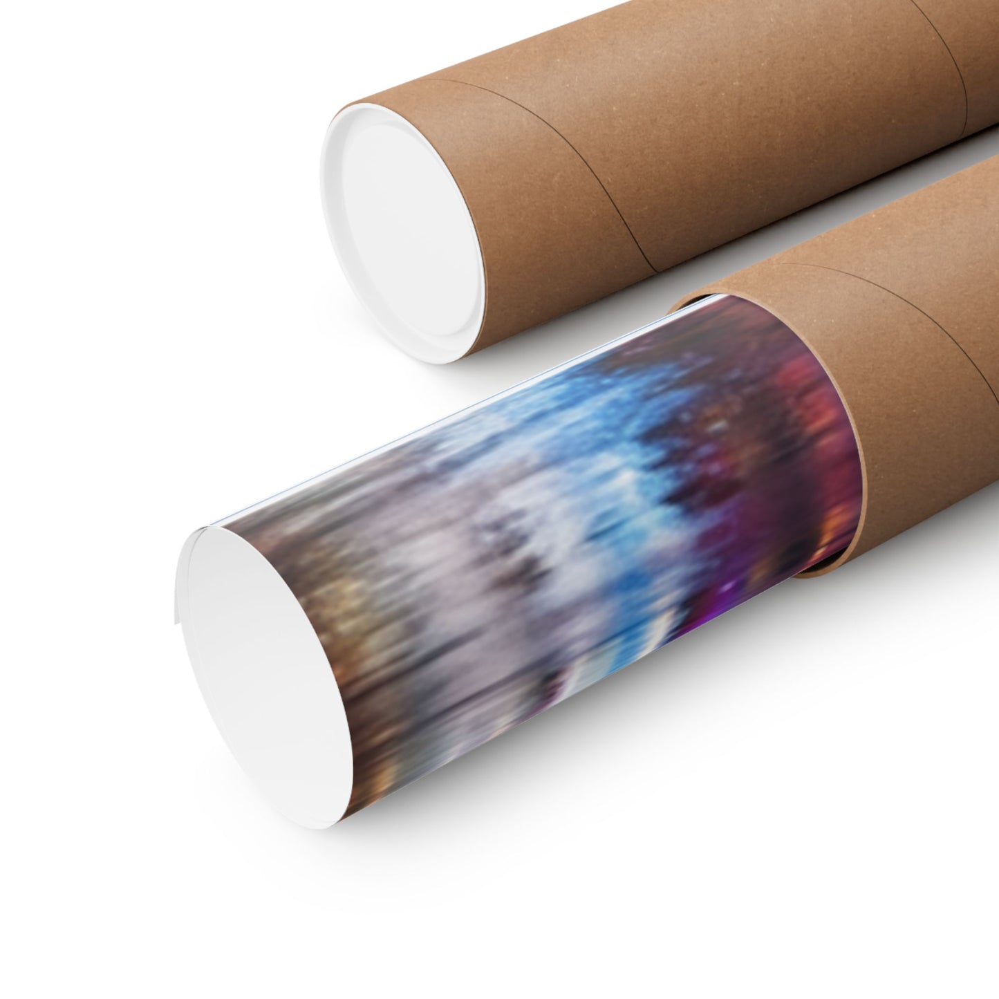 CN Tower Fireworks Matte Vertical Poster — Toronto Skyline Night Celebration Wall Art
