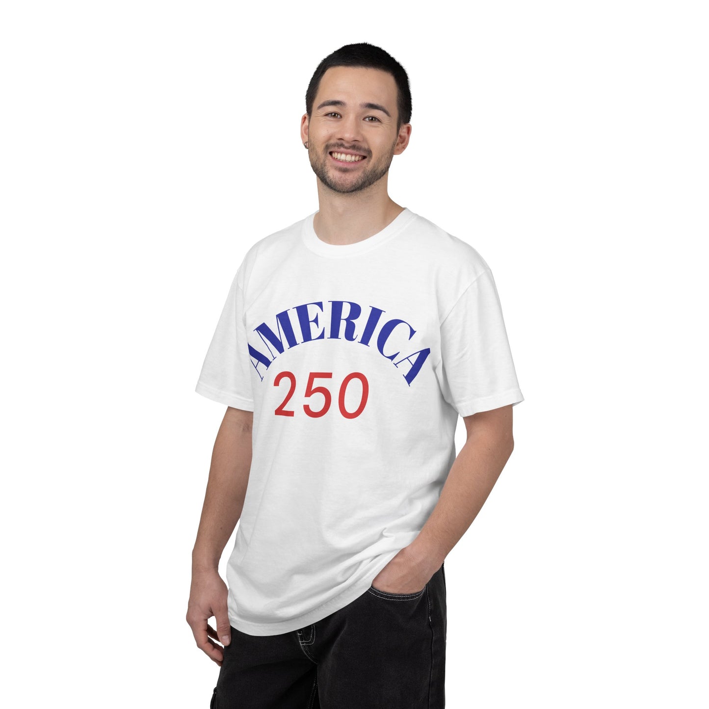 America 250 T-Shirt — Stars & Stripes Freedom Fireworks Tee