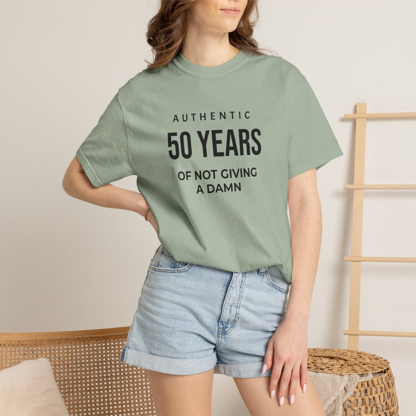 50 Years of Not Giving a Damn T-Shirt — Funny 50th Birthday Tee