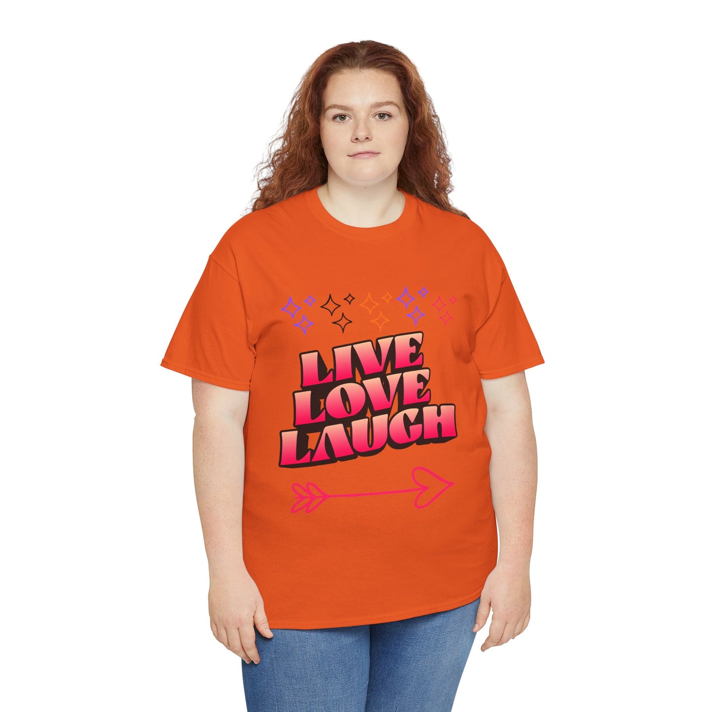 Live Love Laugh Women's Tee — Inspirational Graphic T-Shirt