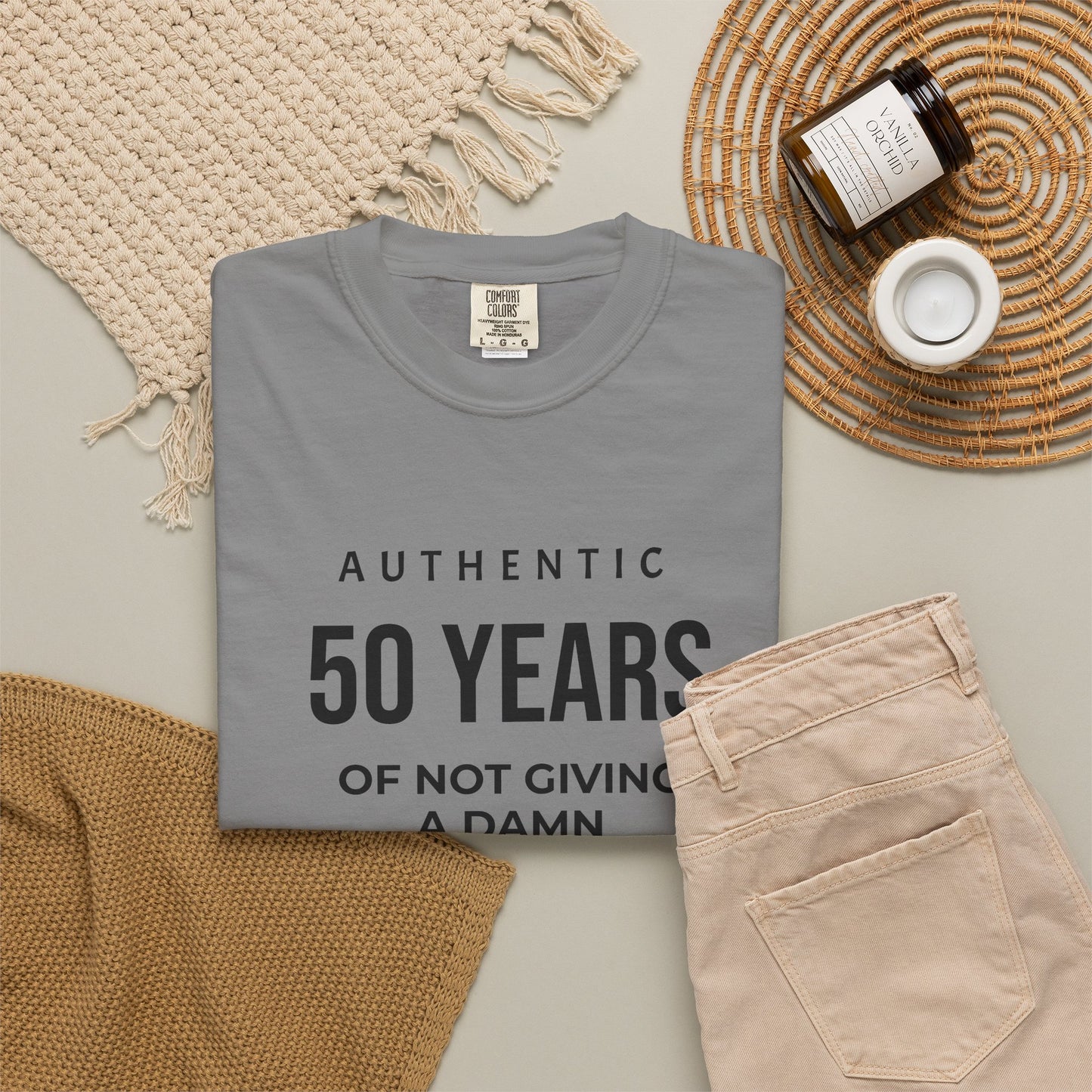 50 Years of Not Giving a Damn T-Shirt — Funny 50th Birthday Tee