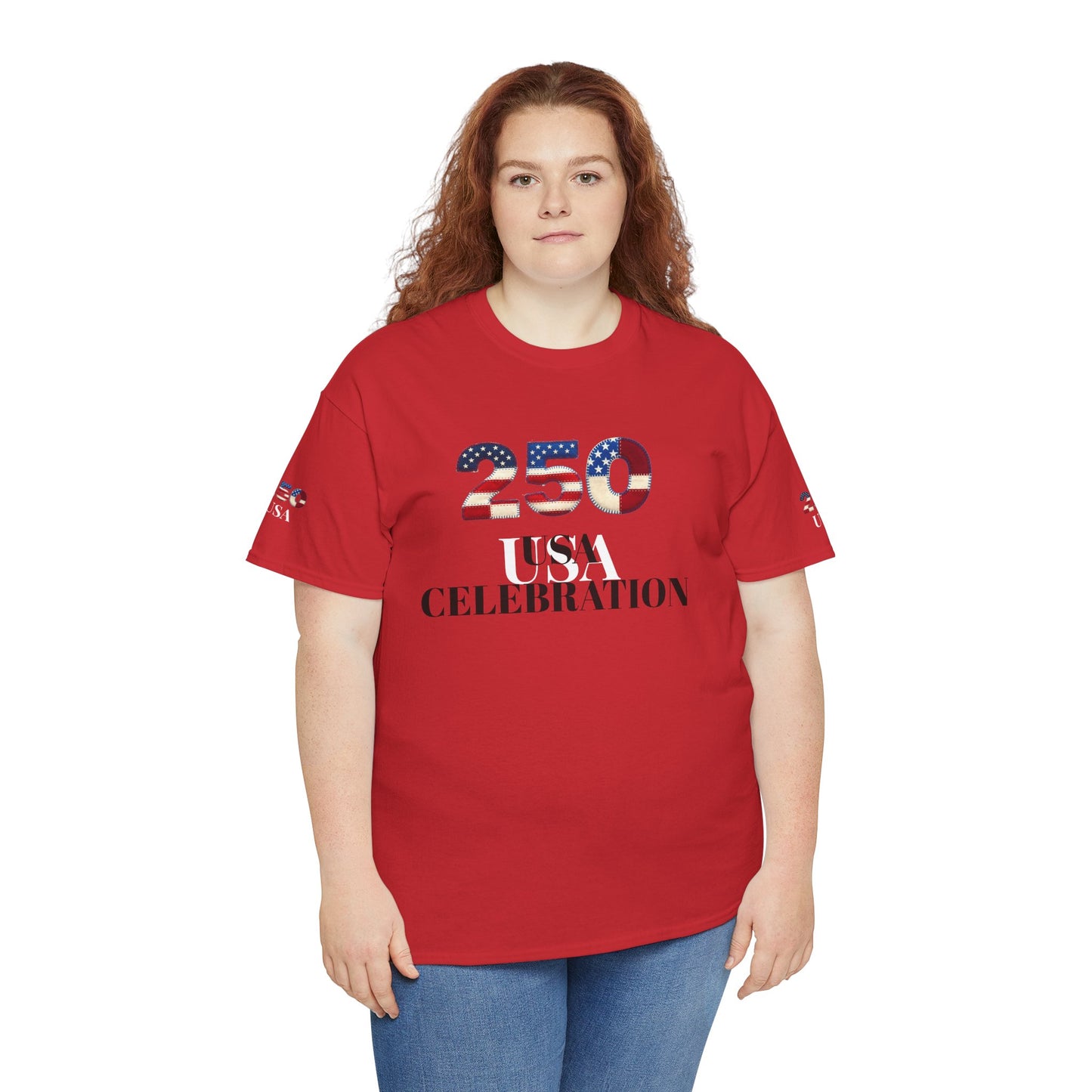 250 USA Celebration T‑Shirt — Patriotic 4th of July Tee