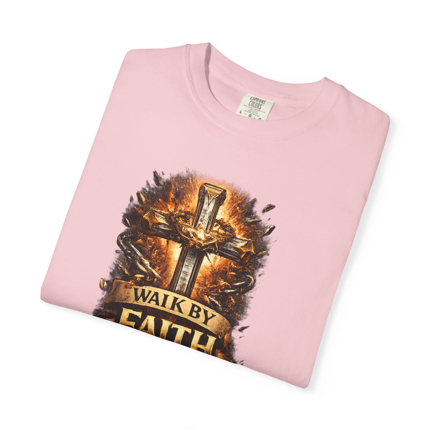 Walk By Faith T-Shirt — Christian Armor Graphic Tee