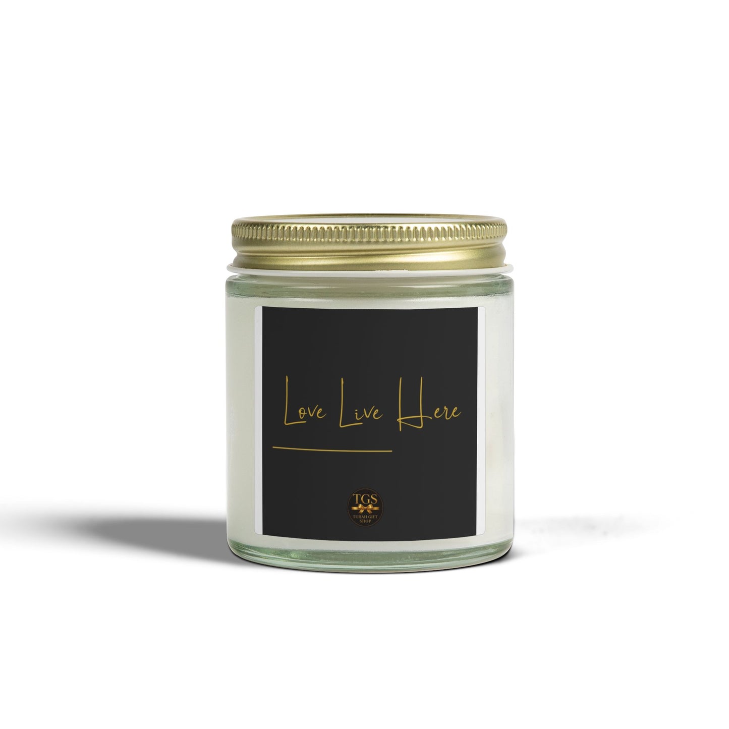 Love Lives Here Candle | Scented Coconut Apricot Wax 4oz 9oz