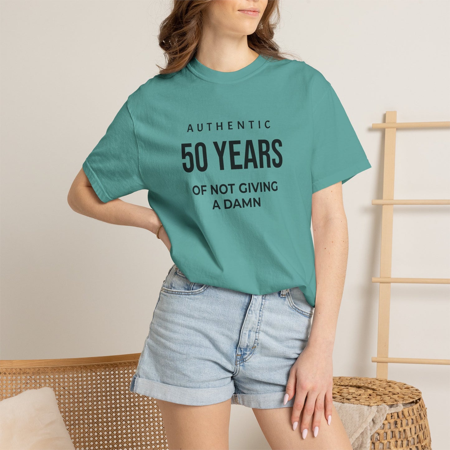 50 Years of Not Giving a Damn T-Shirt — Funny 50th Birthday Tee