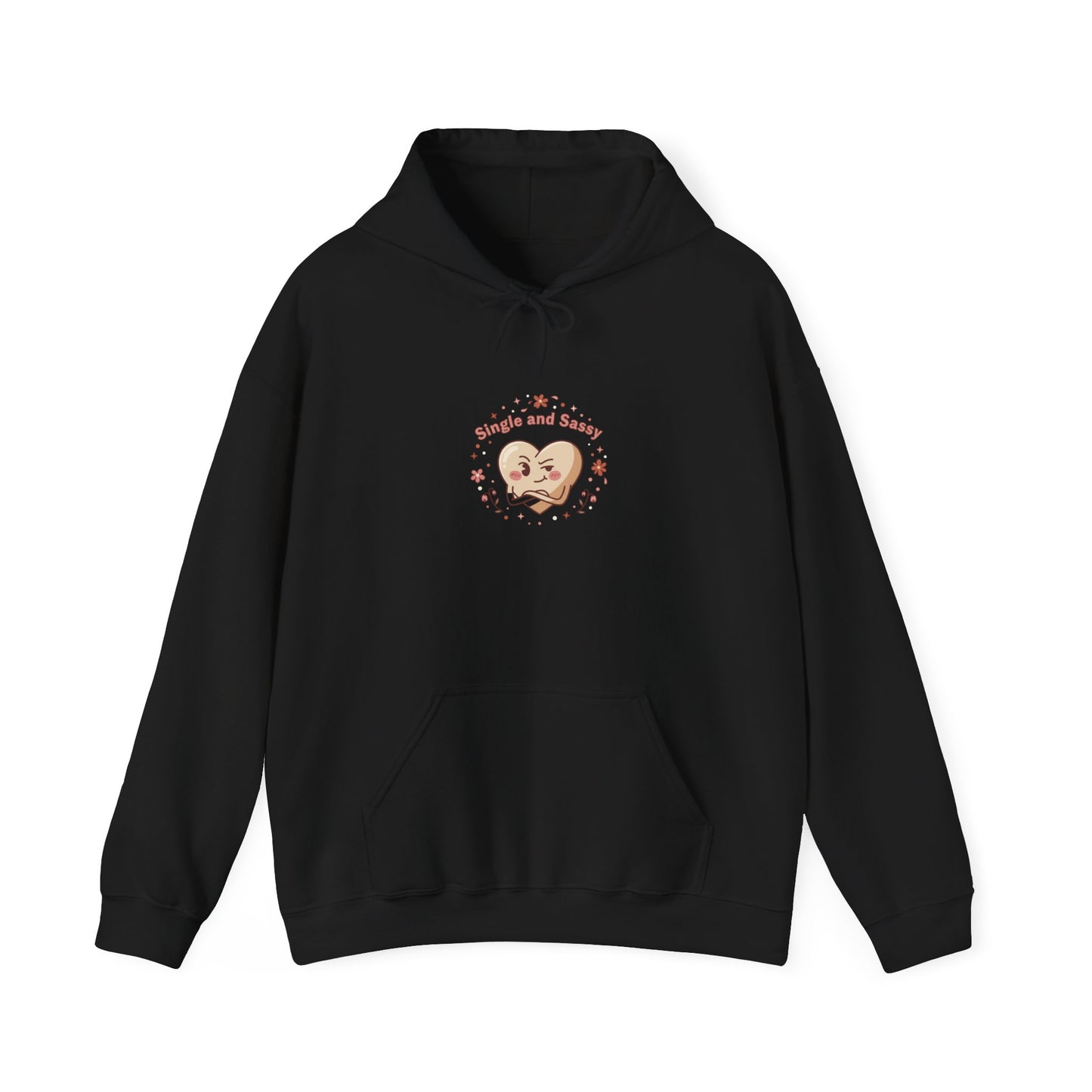 Single and Sassy Hoodie | Anti Valentine sweatshirt, sarcastic valentines pullover