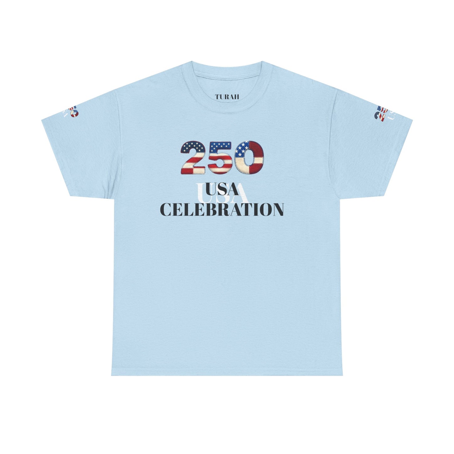 250 USA Celebration T‑Shirt — Patriotic 4th of July Tee