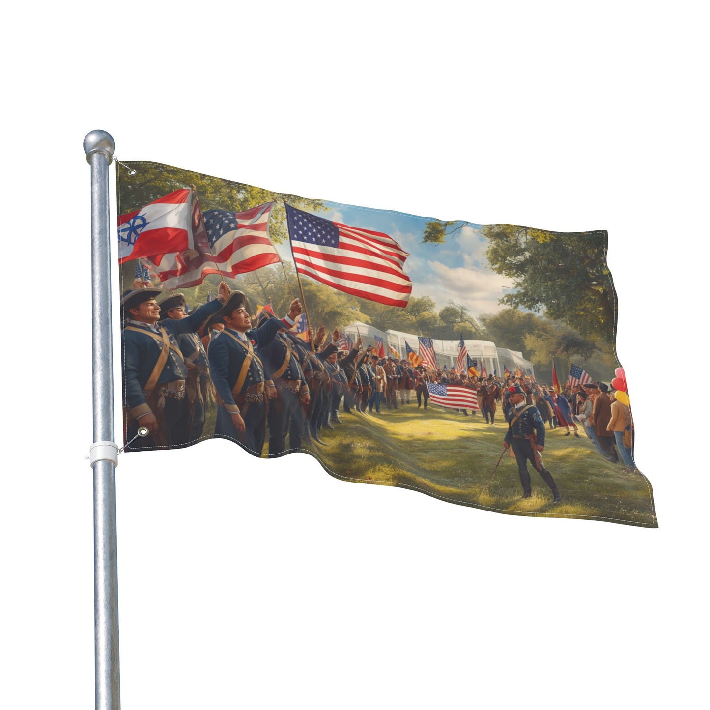 Historic usa flag