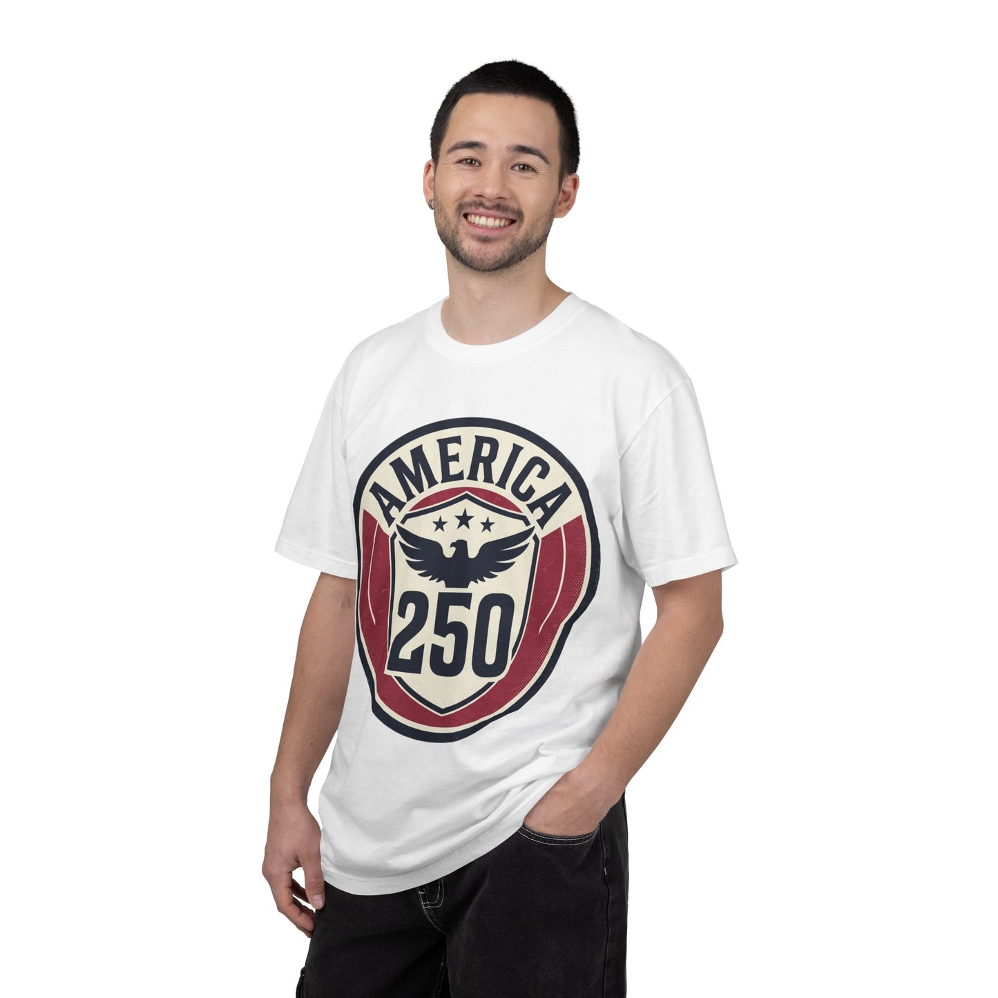 Raised on Freedom USA T-Shirt — America 250 Patriotic Graphic Tee