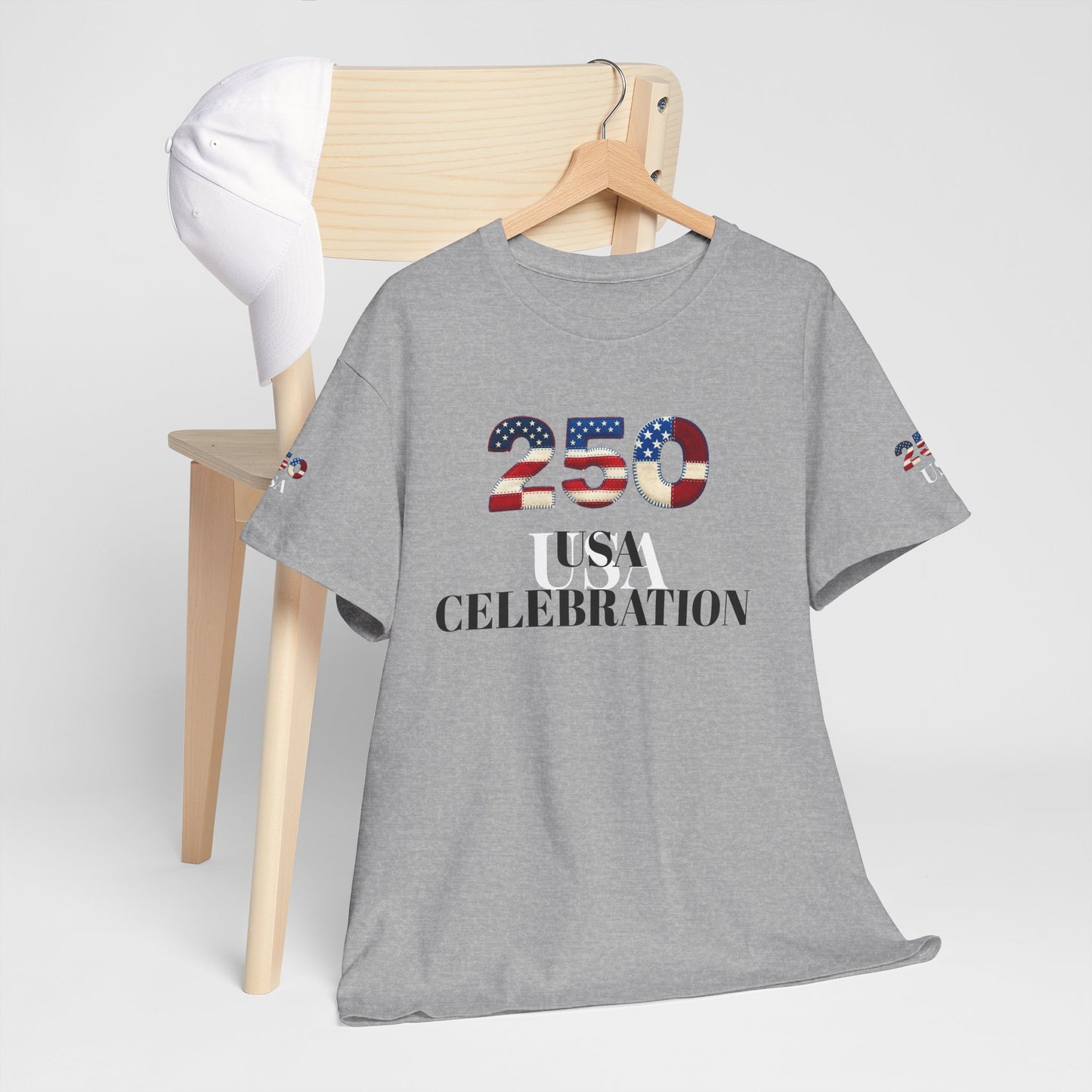 250 USA Celebration T‑Shirt — Patriotic 4th of July Tee