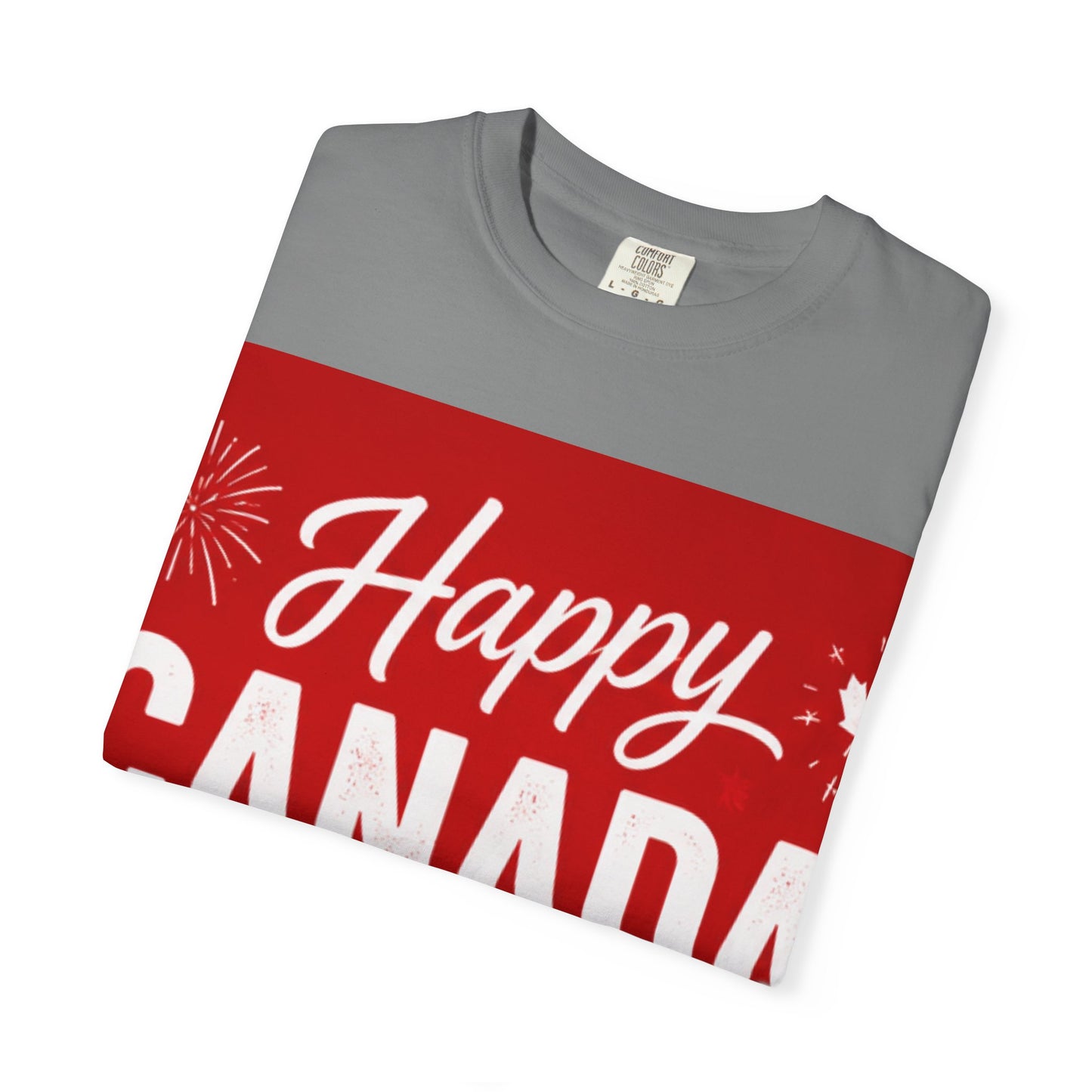 Happy Canada Day T-Shirt — Red Maple Leaf Canada Day Tee
