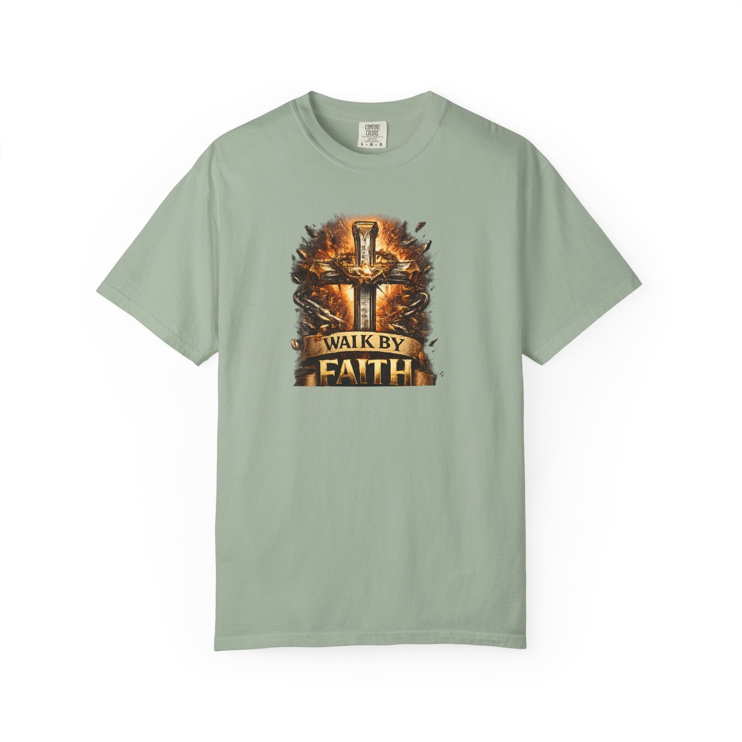 Walk By Faith T-Shirt — Christian Armor Graphic Tee