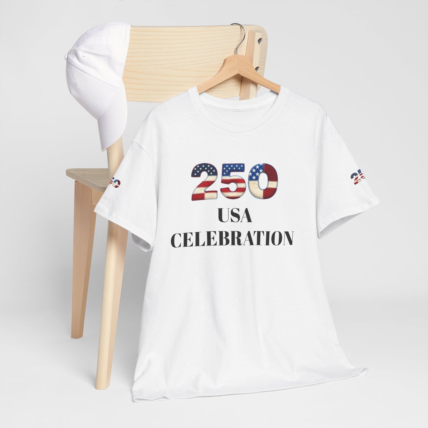 250 USA Celebration T‑Shirt — Patriotic 4th of July Tee