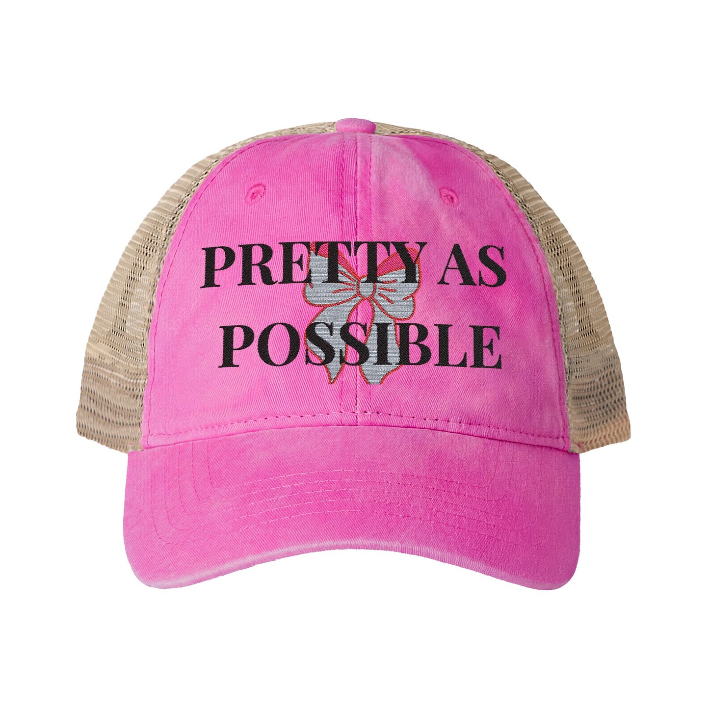 Women's Washed Mesh-Back Cap